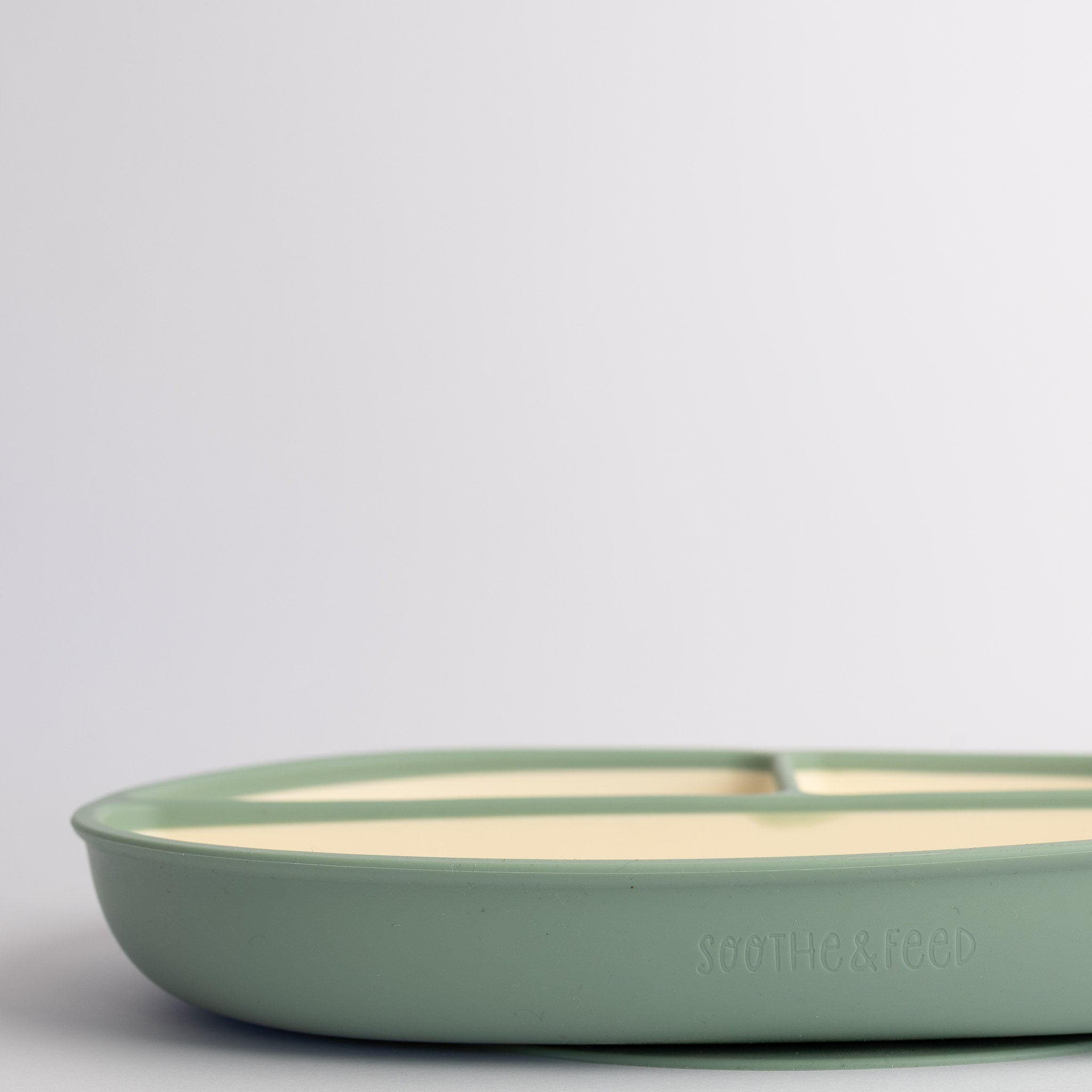 Two-Tone Silicone Suction Plate