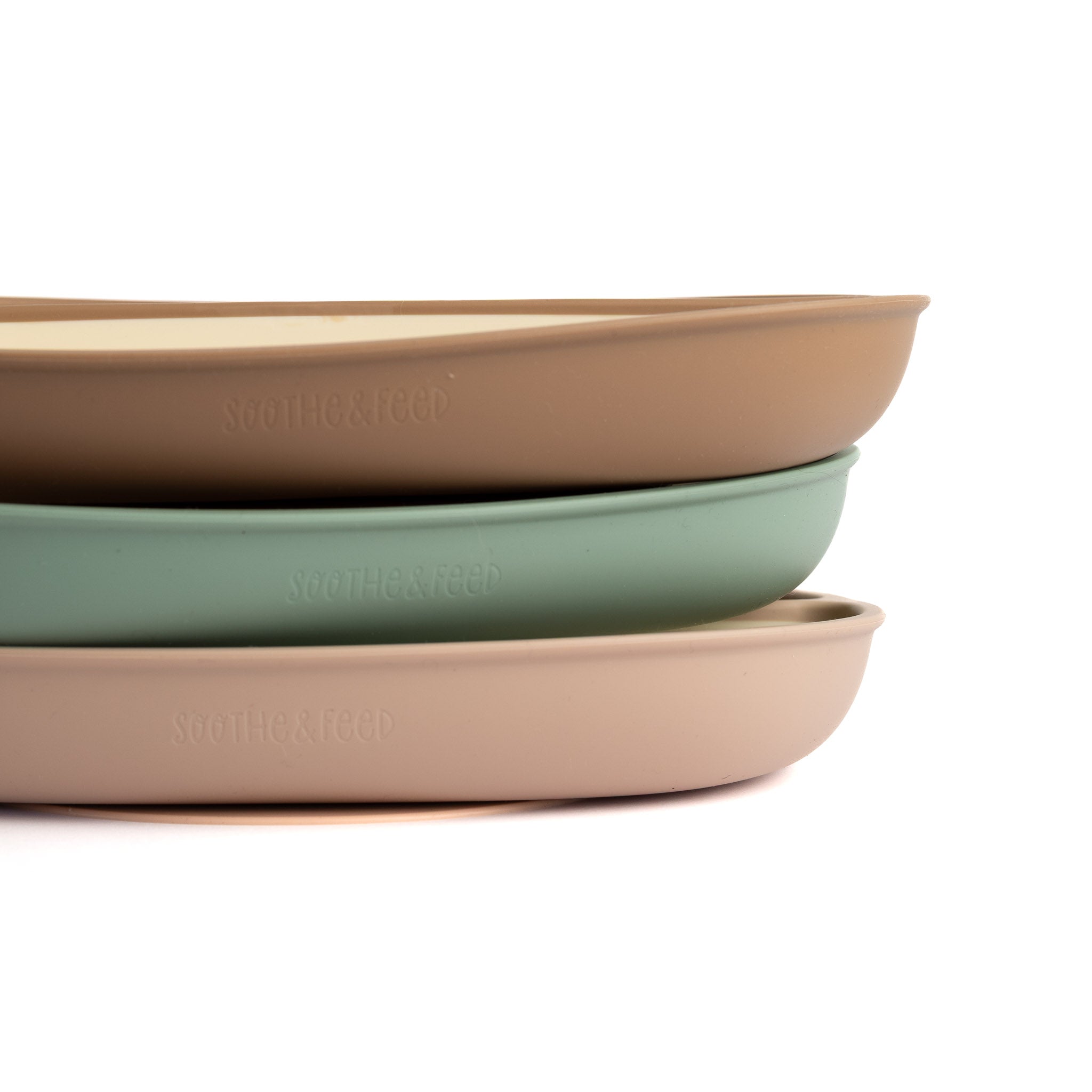 Two-Tone Silicone Suction Plate