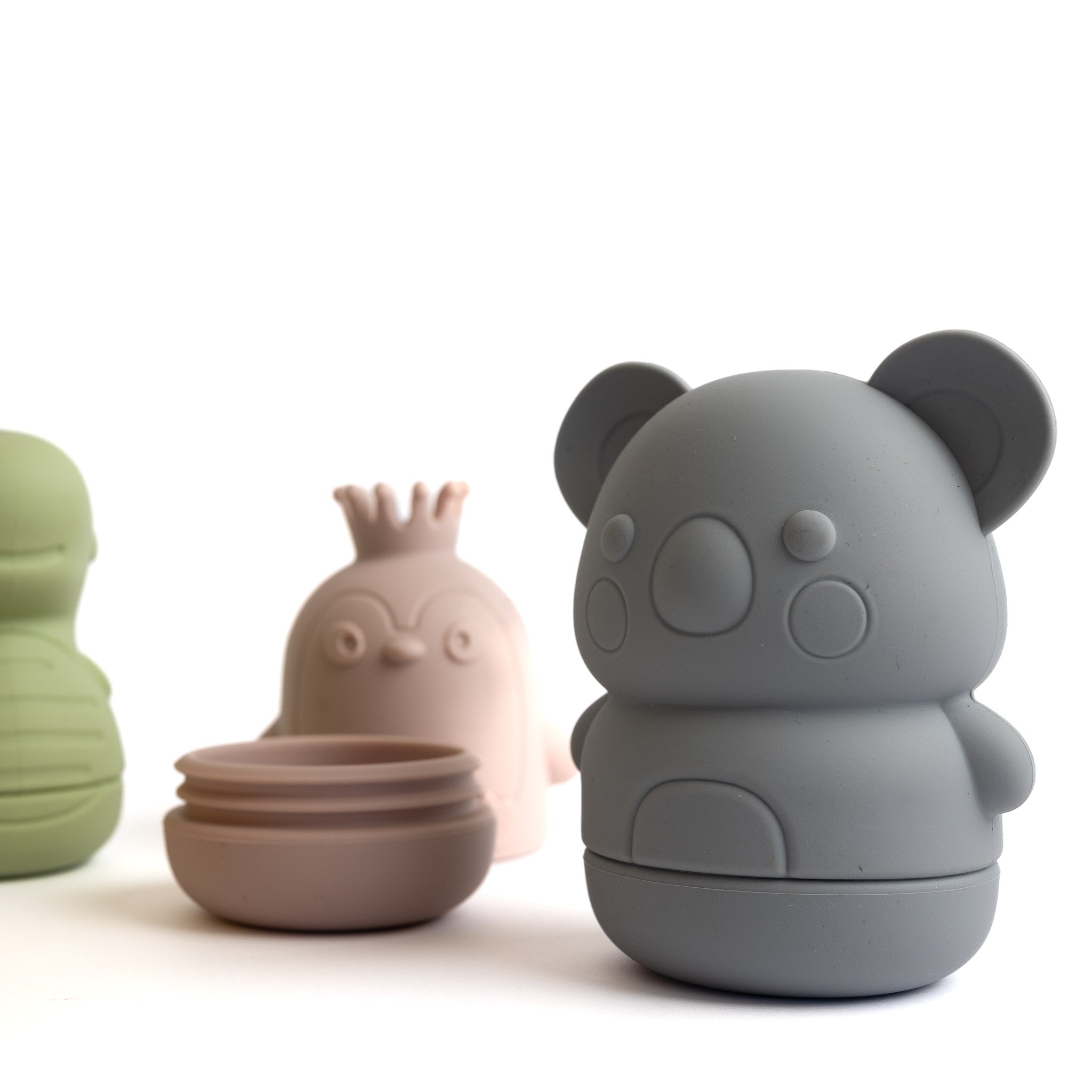 Silicone Bath Toy Set - Set of 4