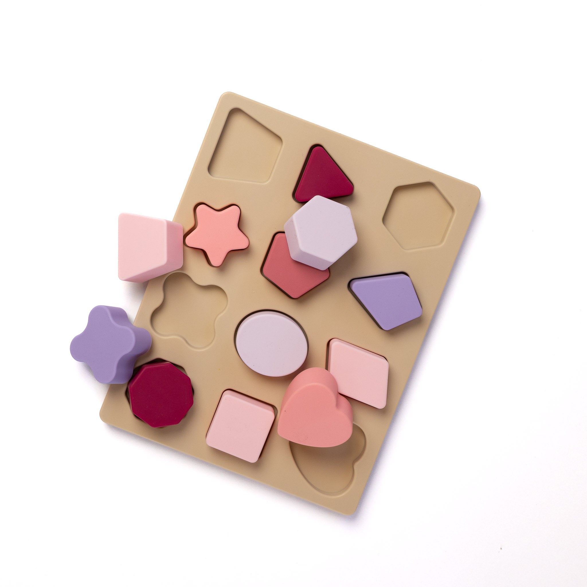 Silicone Geometric Puzzle Board