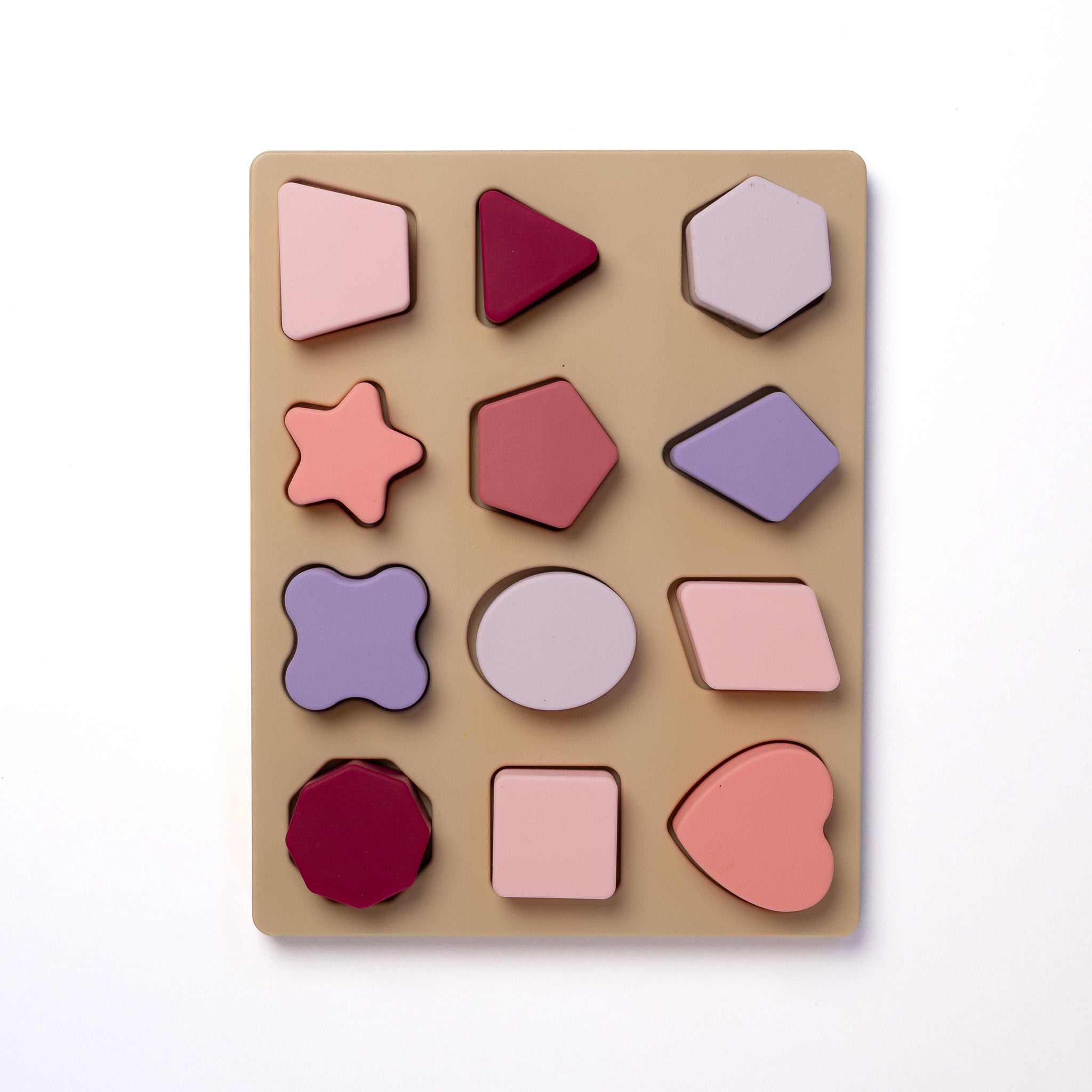 Silicone Geometric Puzzle Board