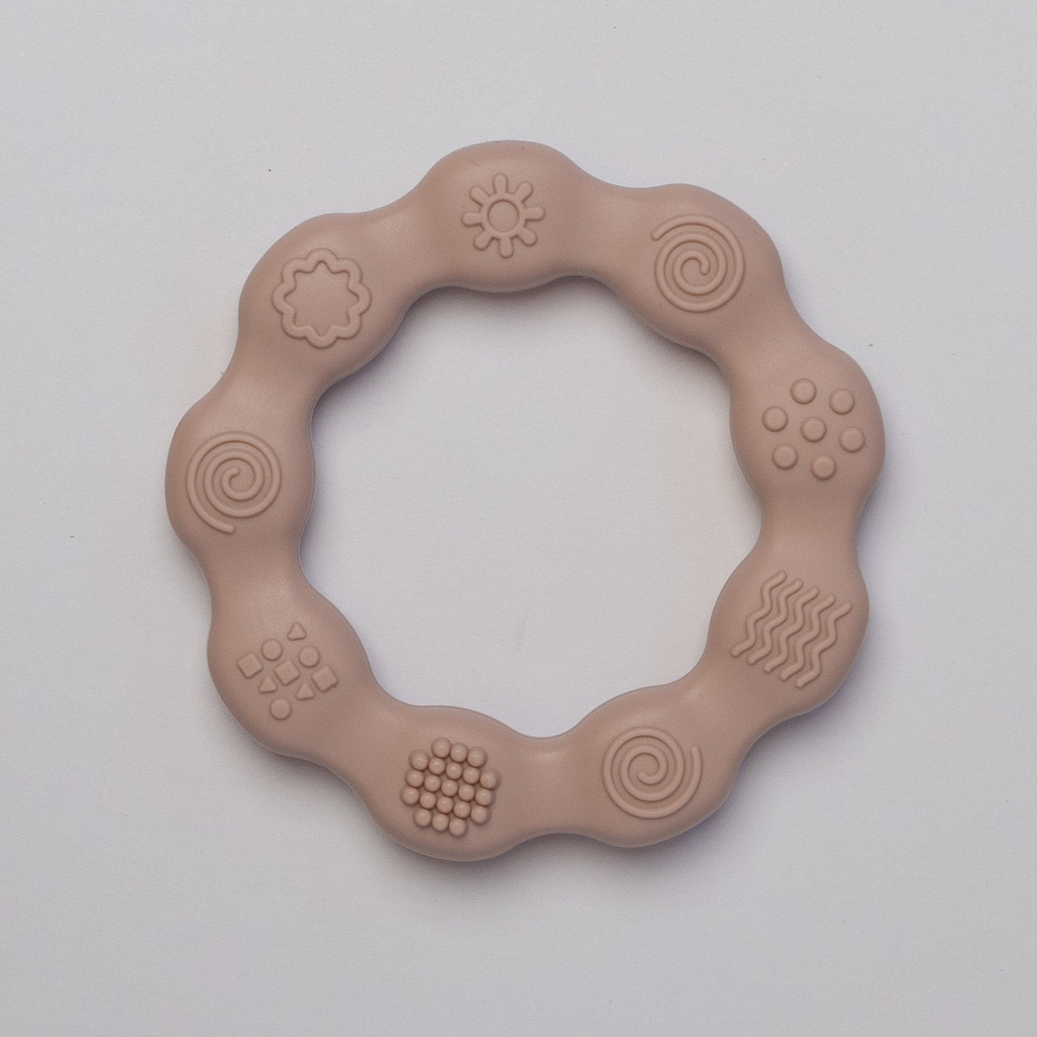 Textured Silicone Teether Ring