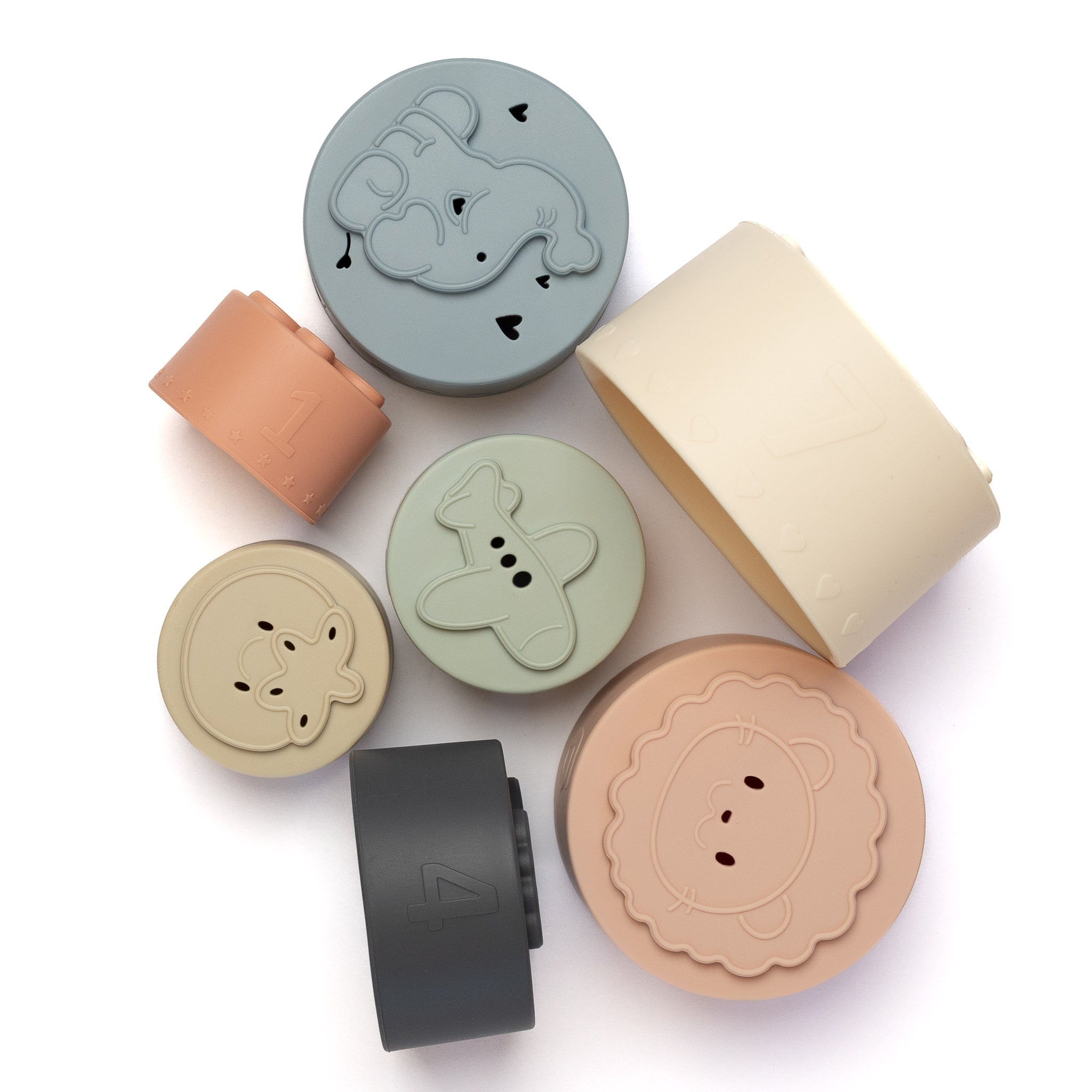 Silicone Stacking Cups