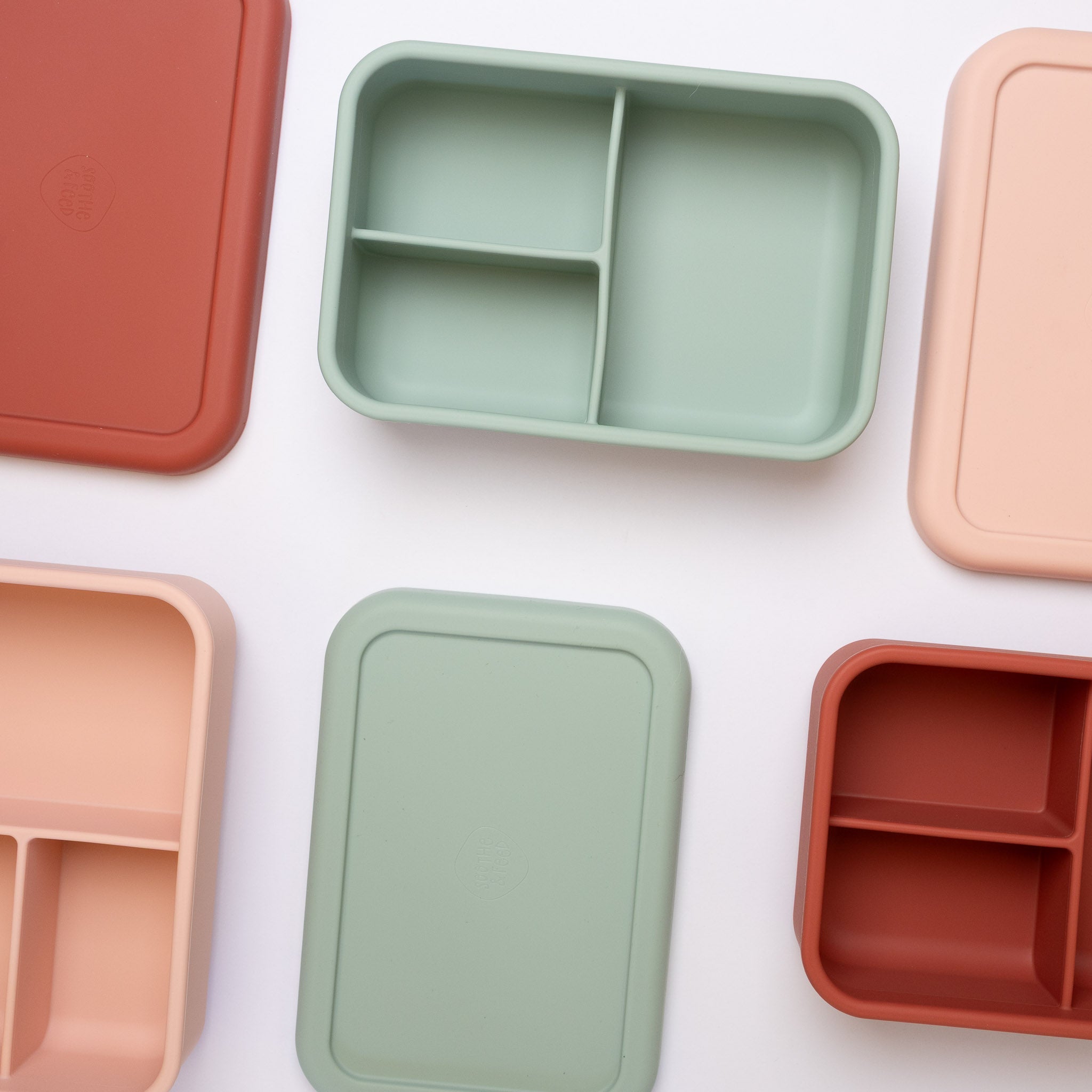 Silicone Bento Three Lunch Box