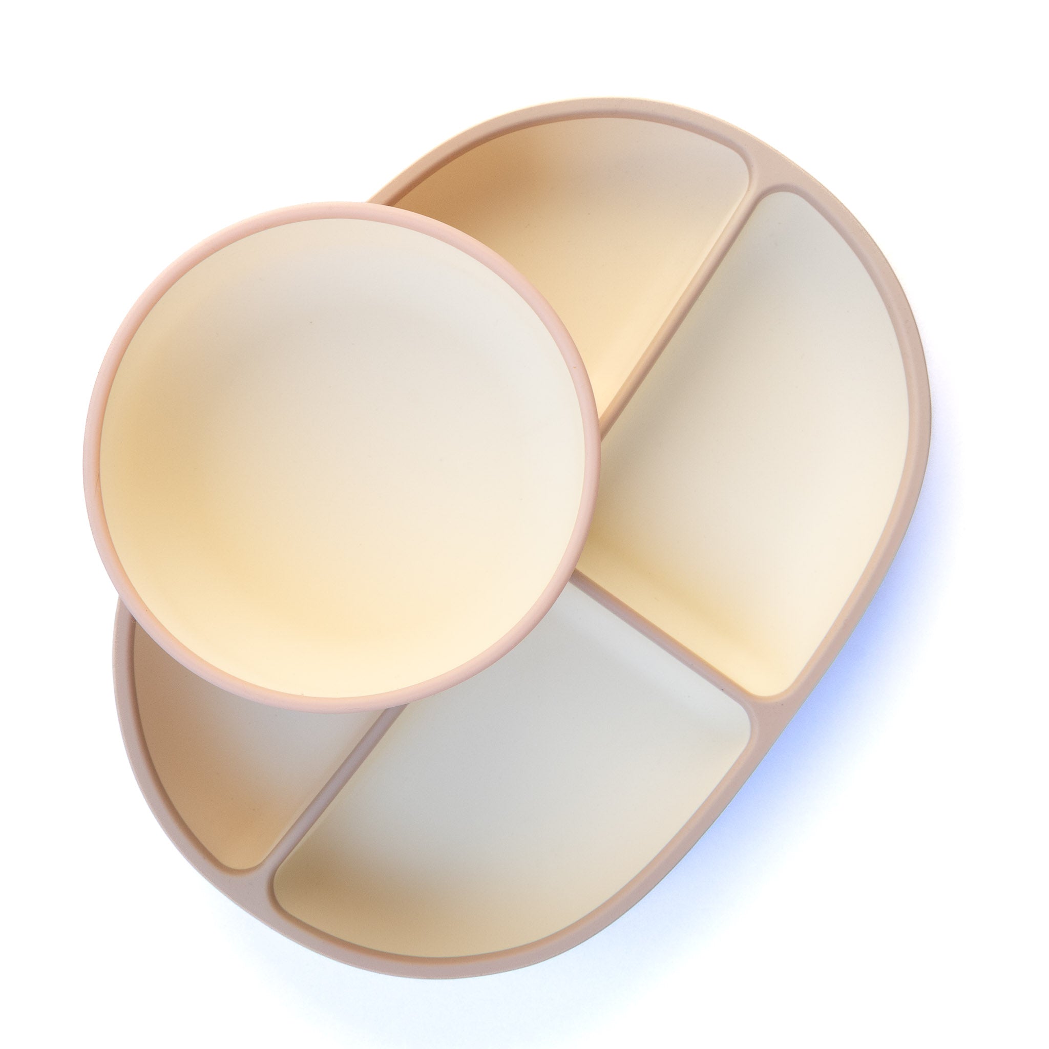 Two-Tone Bowl & Plate Set