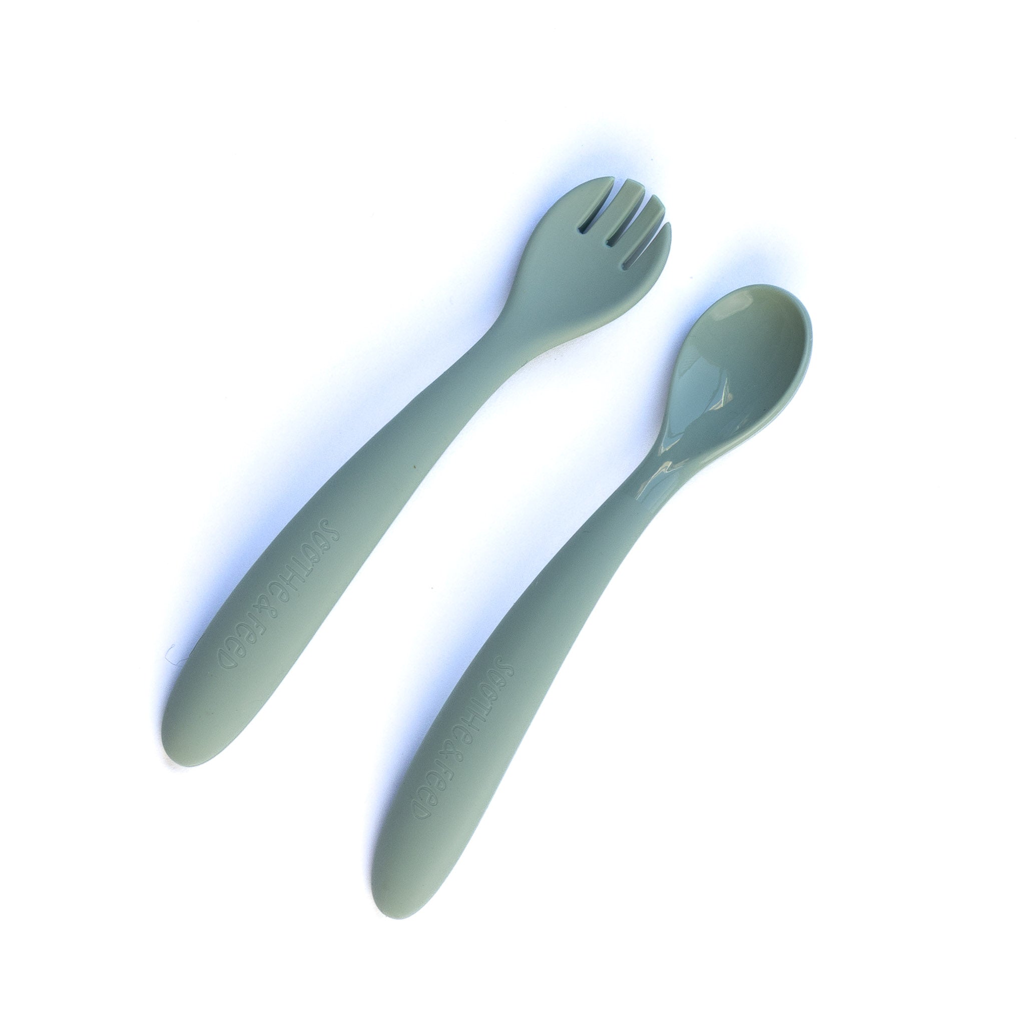 Silicone Spoon & Fork Set