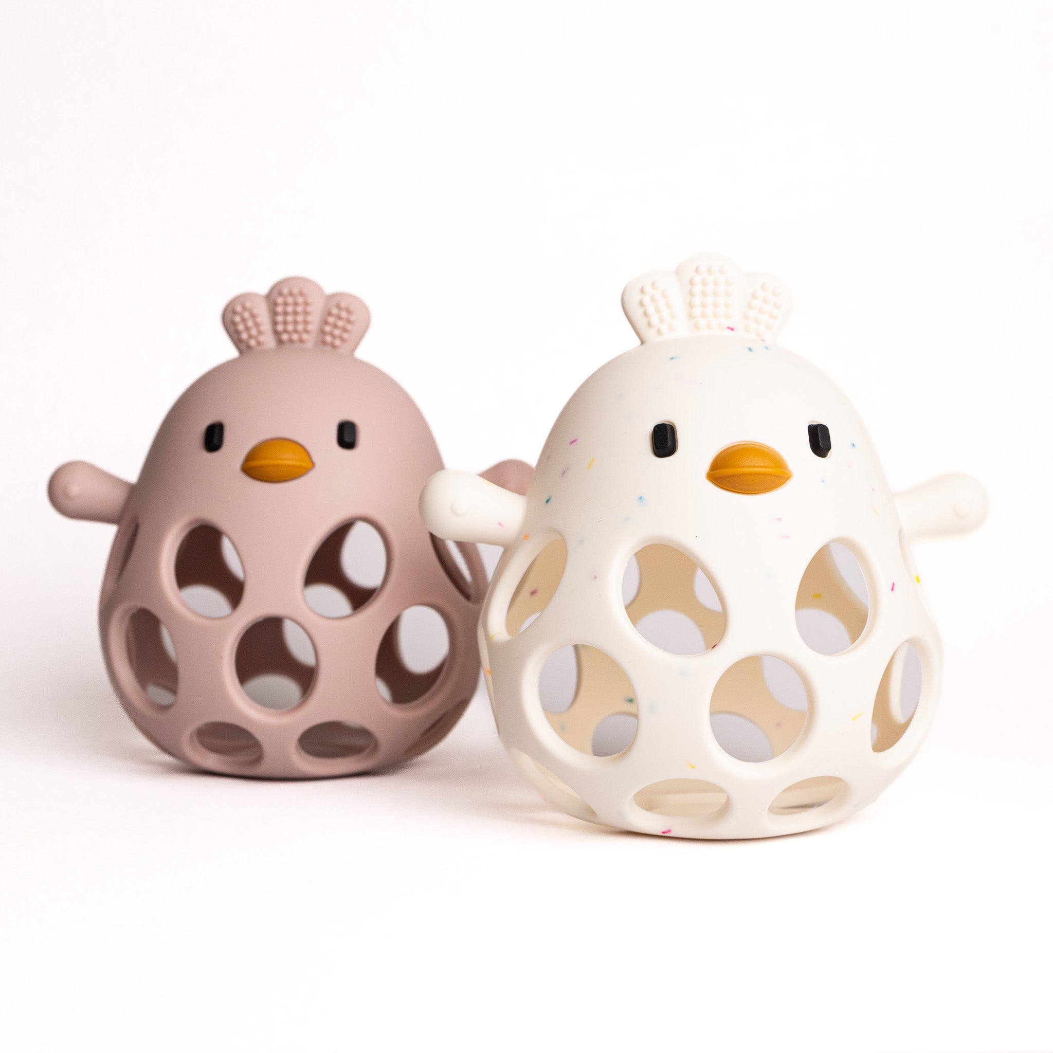 Mia the Chick Silicone Teether Toy