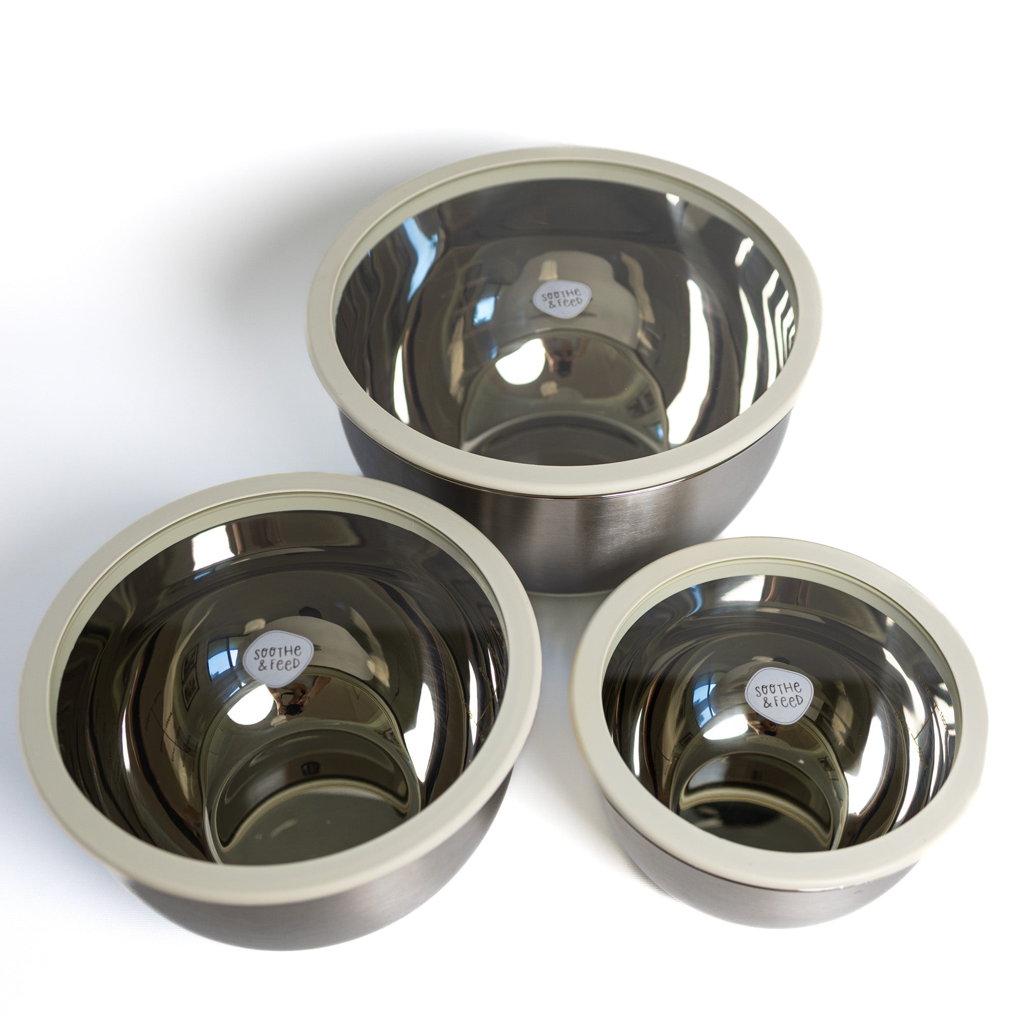 Stainless Steel Nesting Mixing Bowl Set - Kitchen Series