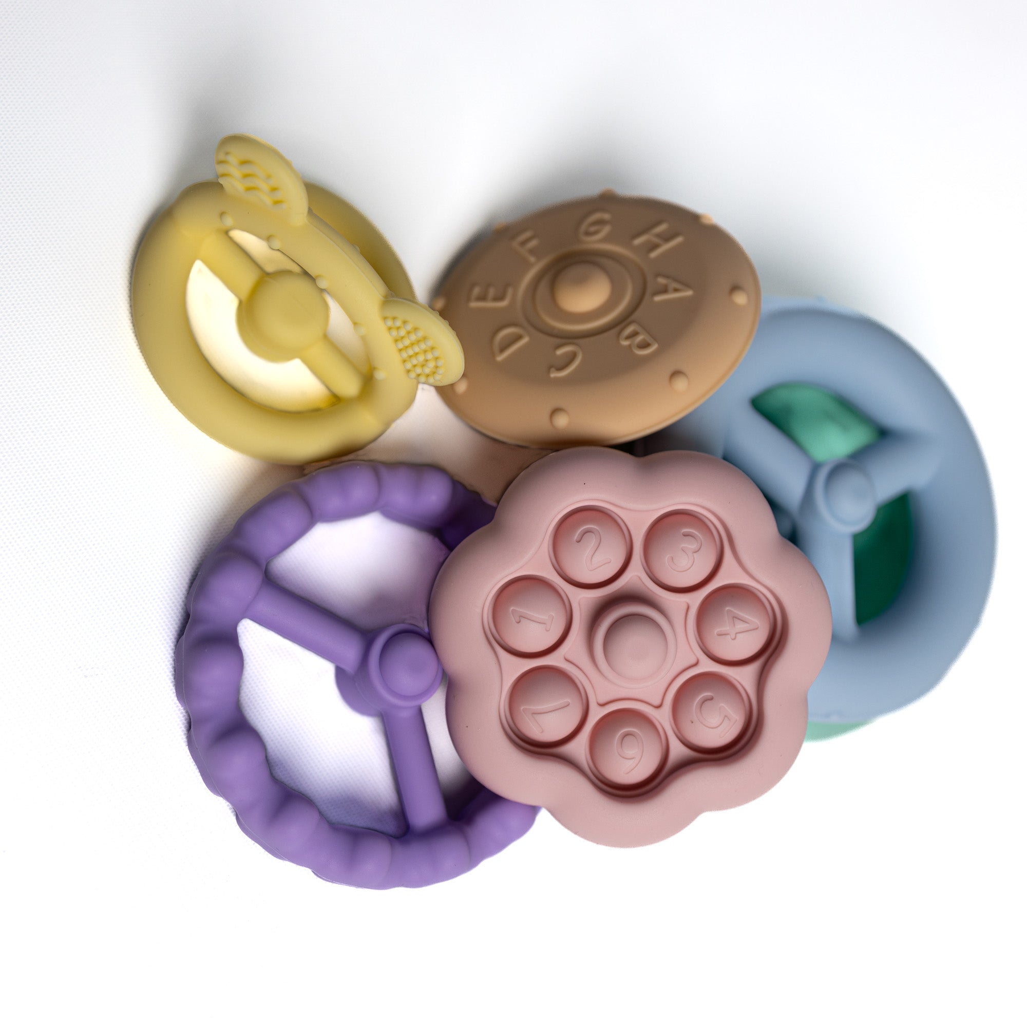 Bear Stacking Rings - Pastel