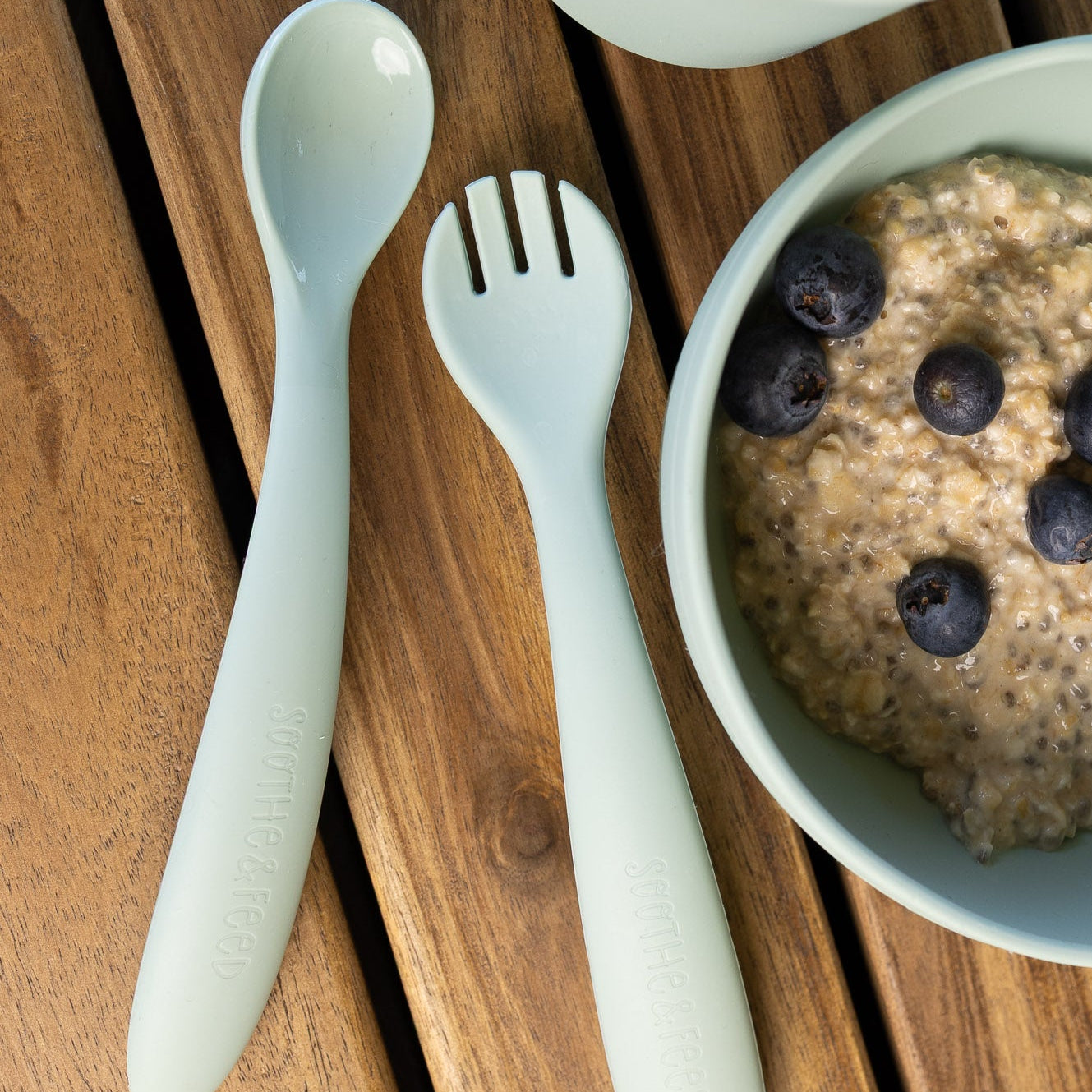 Silicone Spoon & Fork Set