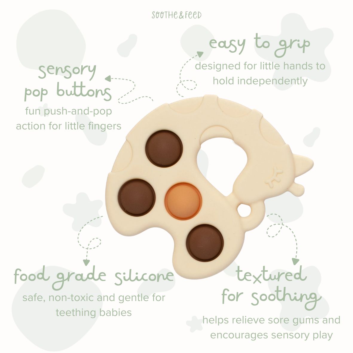 Isla the Giraffe Silicone Teether