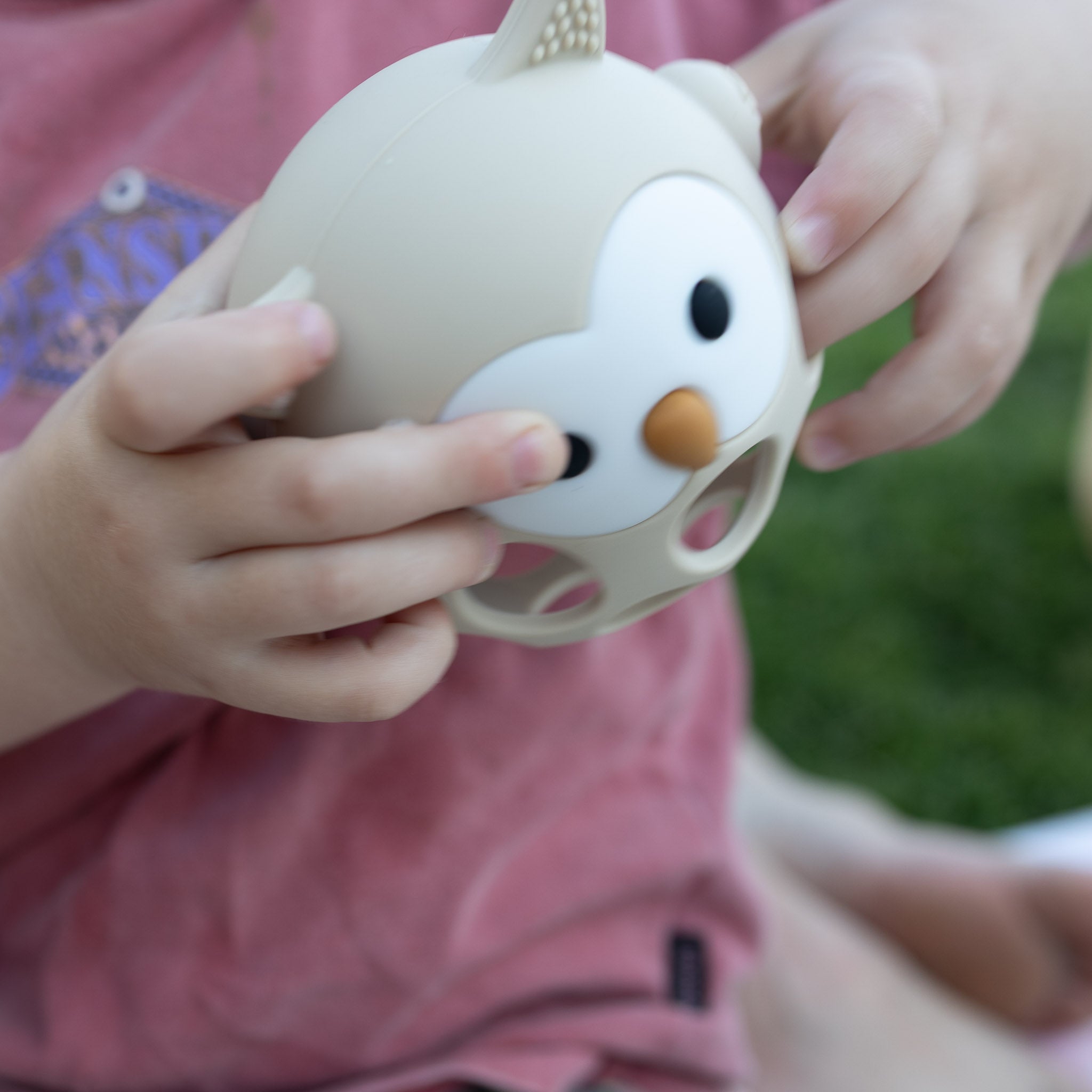 Ollie the Owl Silicone Teether Toy