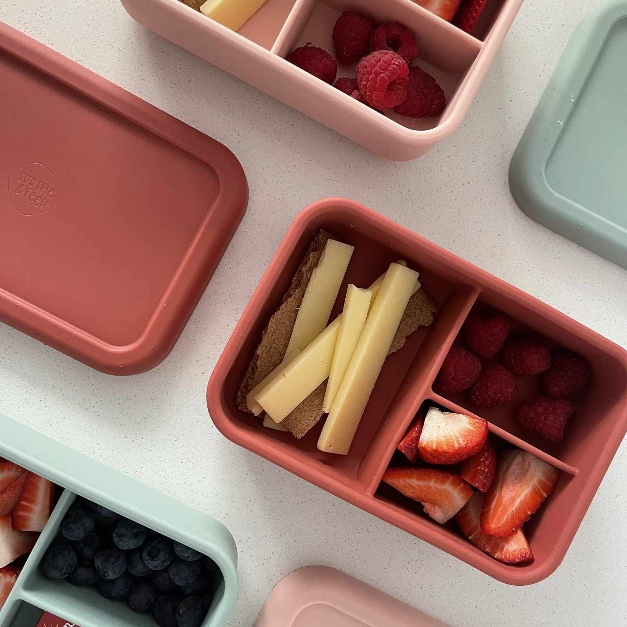 Silicone Bento Three Lunch Box