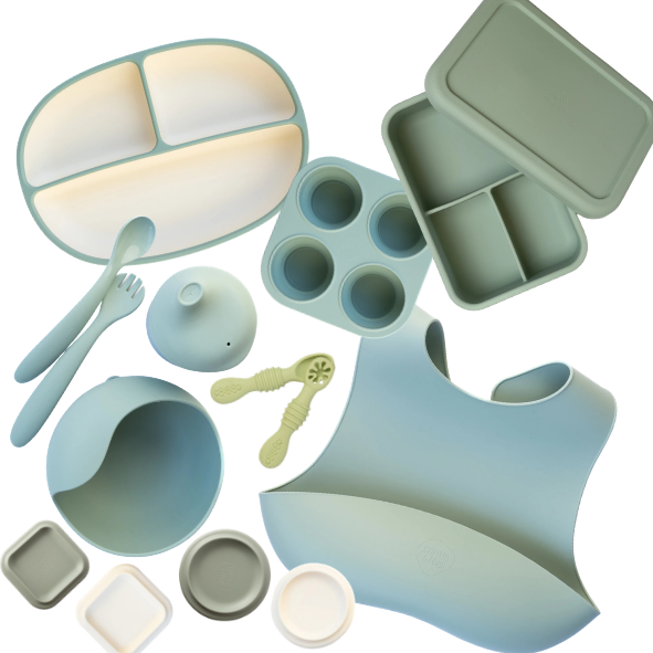Starting Solids Essentials Bundle - Sage
