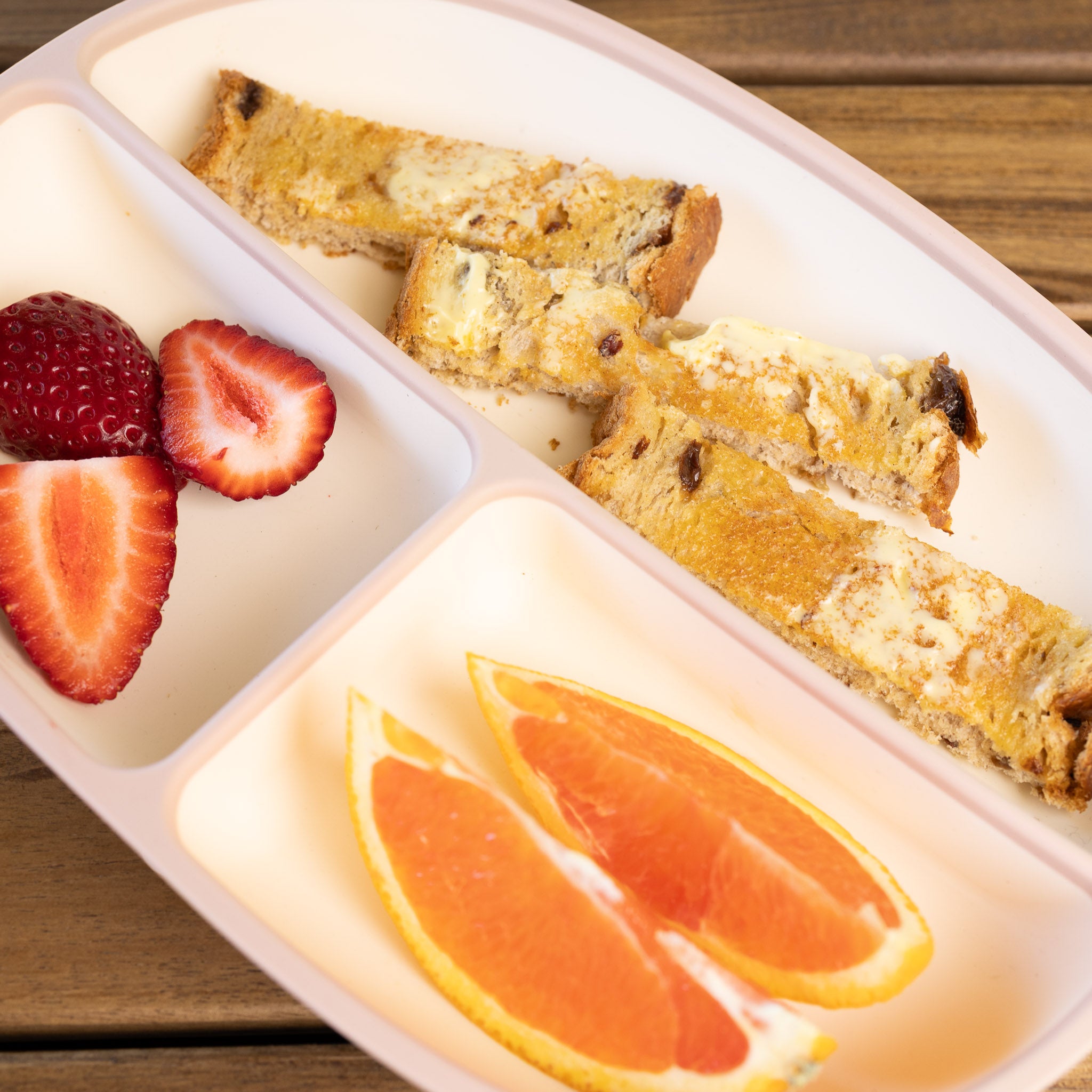 Two-Tone Silicone Suction Plate