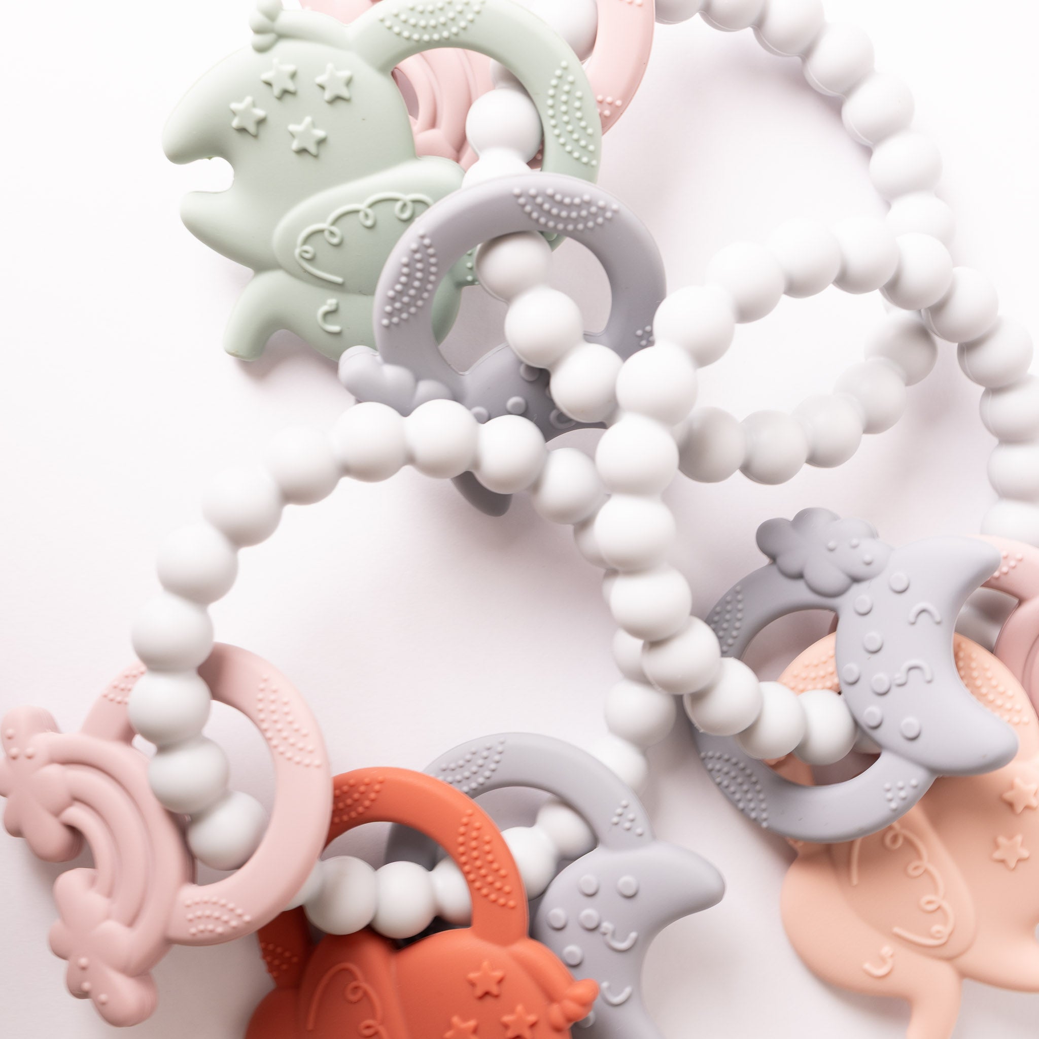 Eli the Elephant Sensory Teether Ring