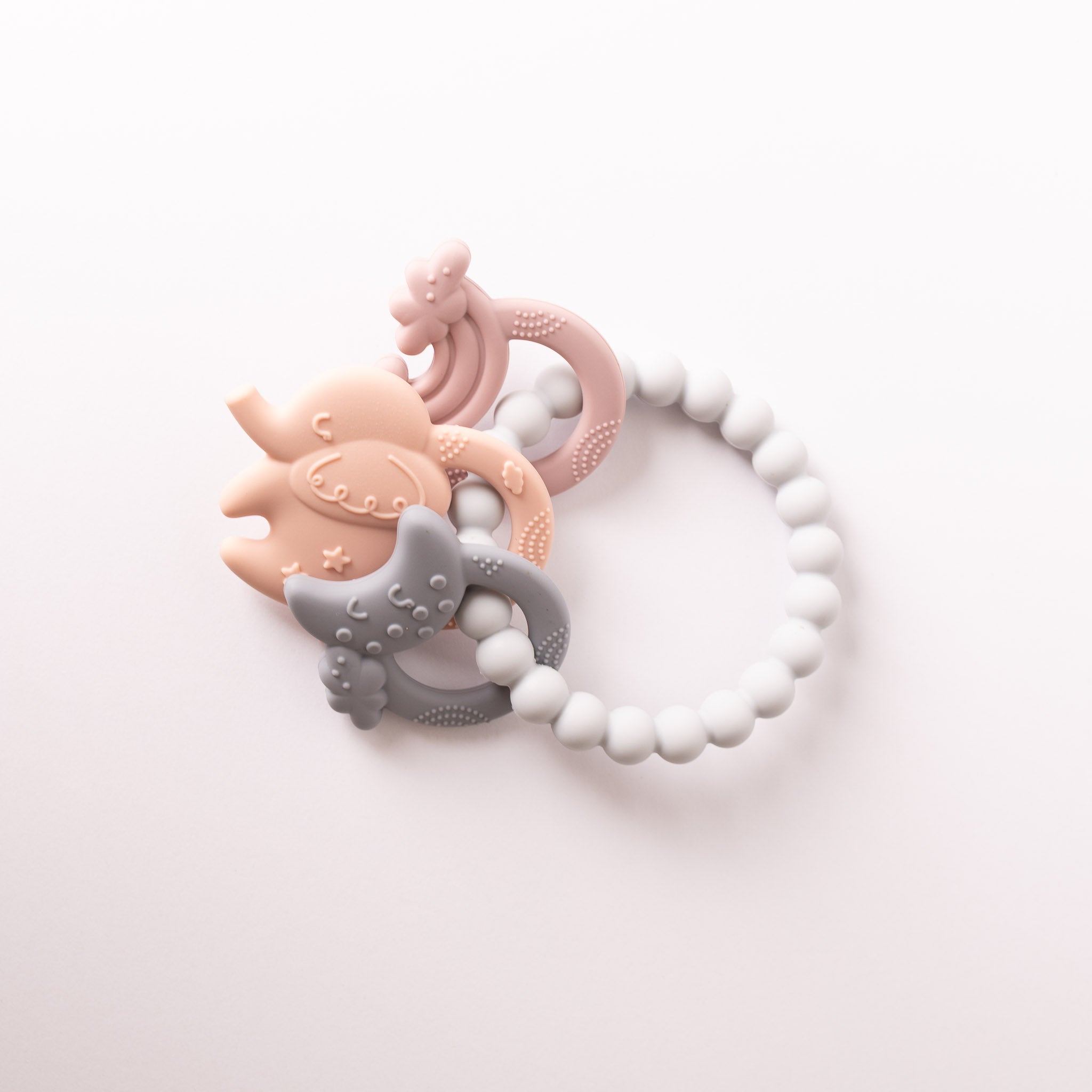 Eli the Elephant Sensory Teether Ring