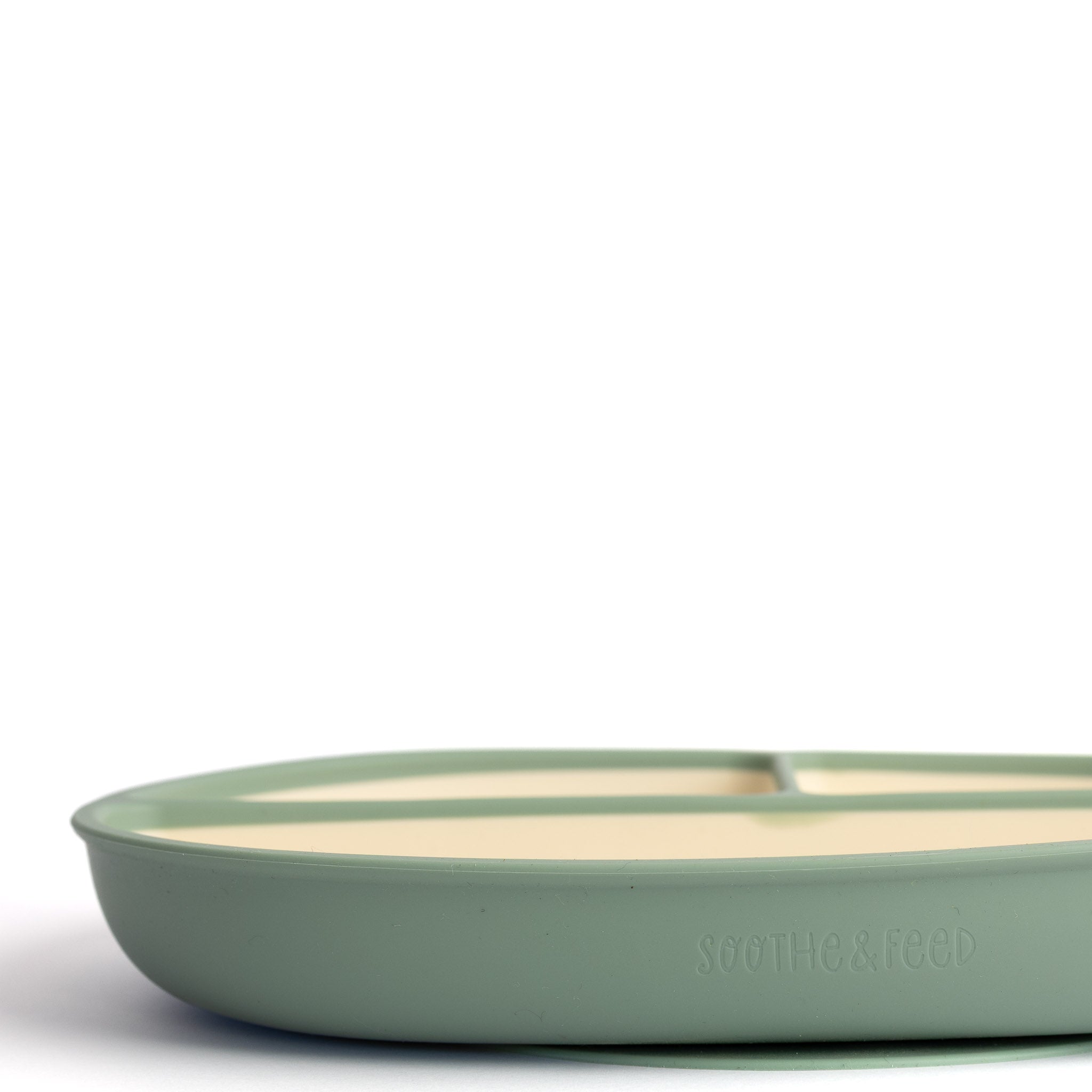 Two-Tone Silicone Suction Plate