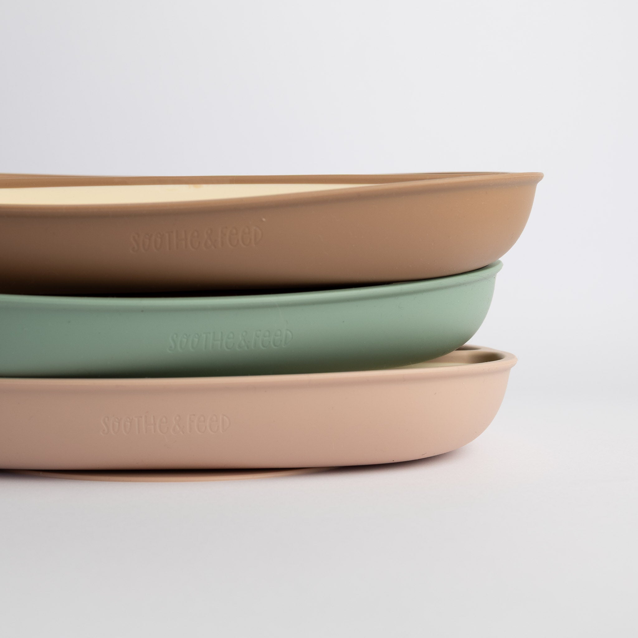 Two-Tone Silicone Suction Plate
