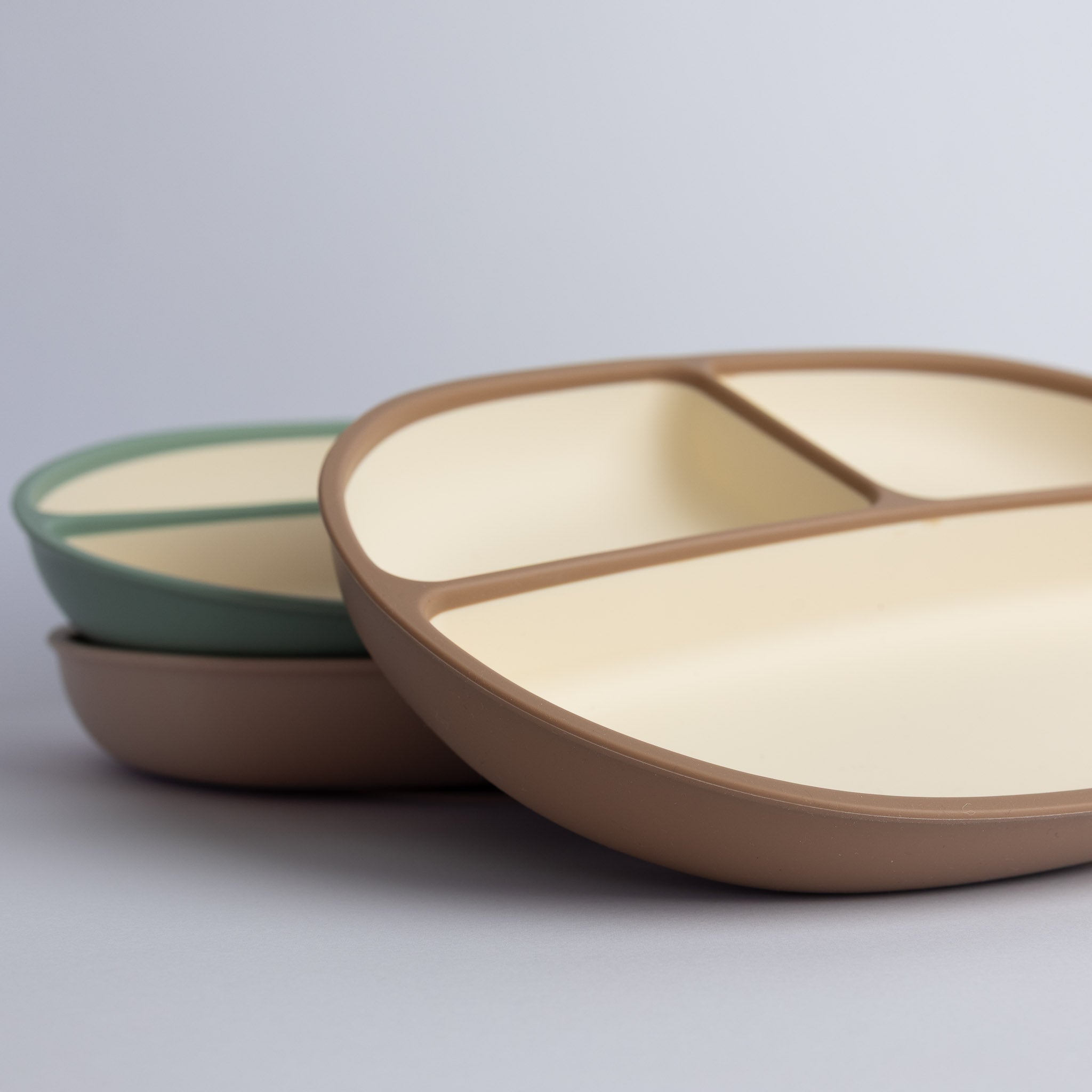 Two-Tone Silicone Suction Plate