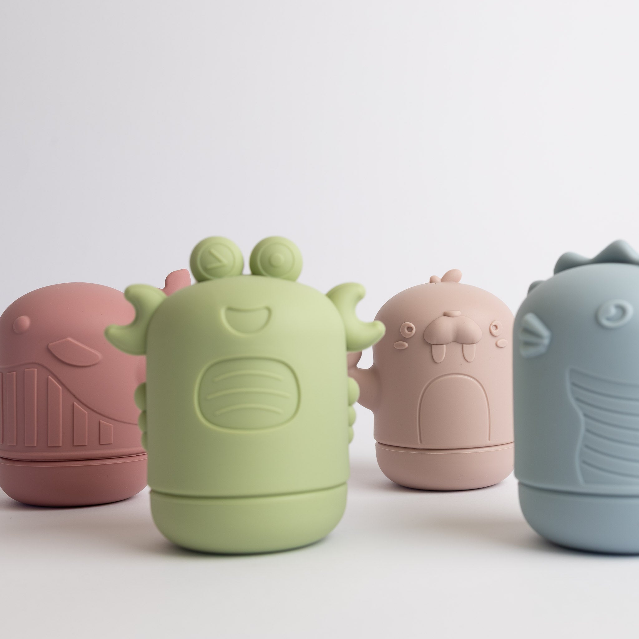 Silicone Bath Toy Set - Set of 4