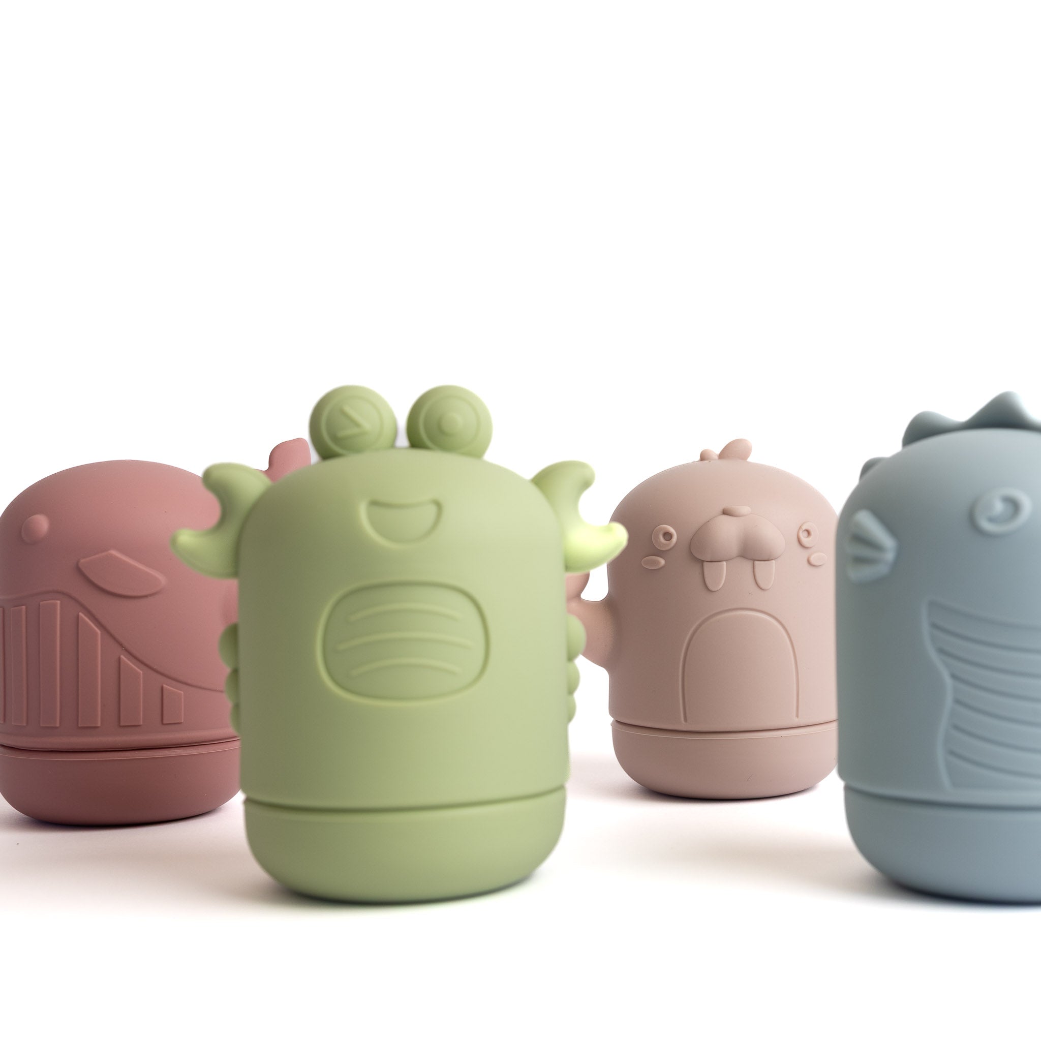 Silicone Bath Toy Set - Set of 4