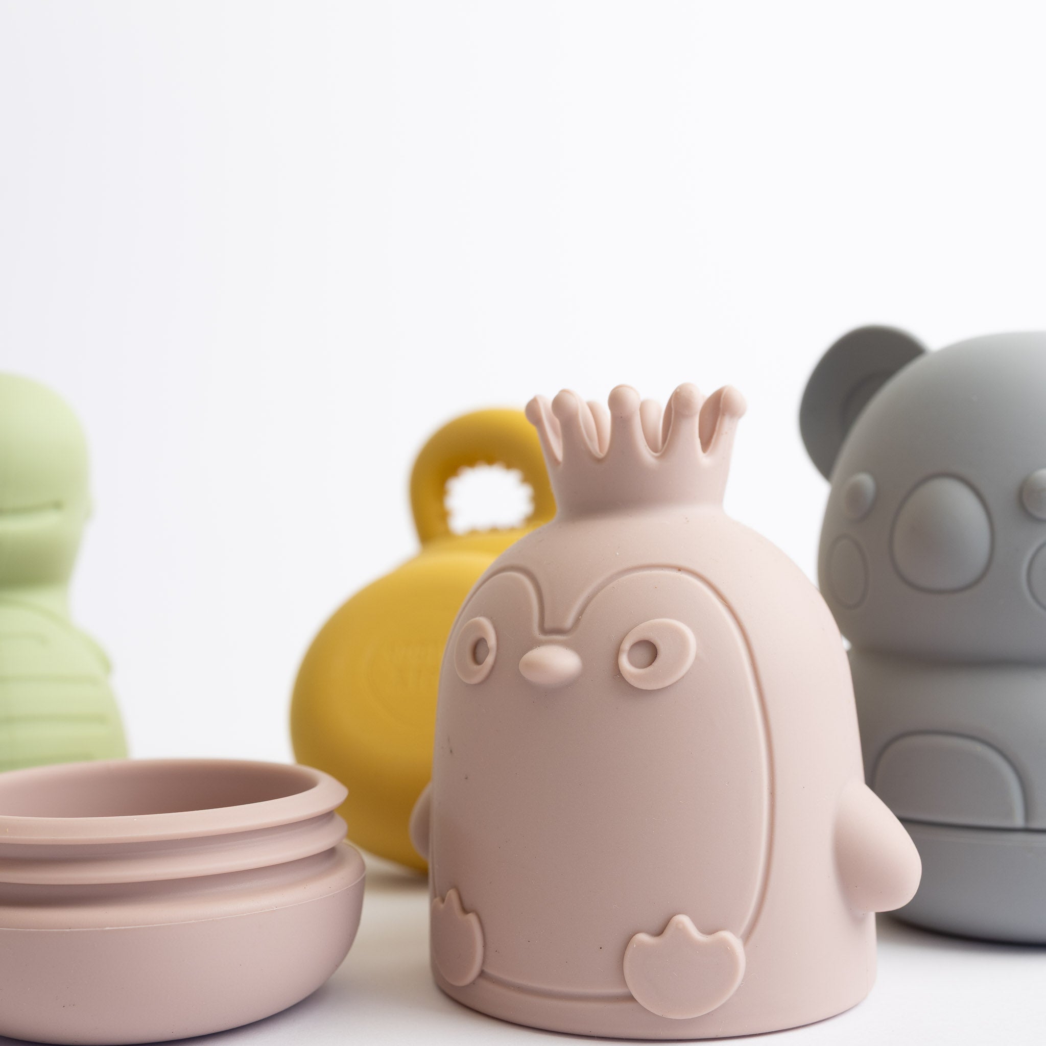 Silicone Bath Toy Set - Set of 4