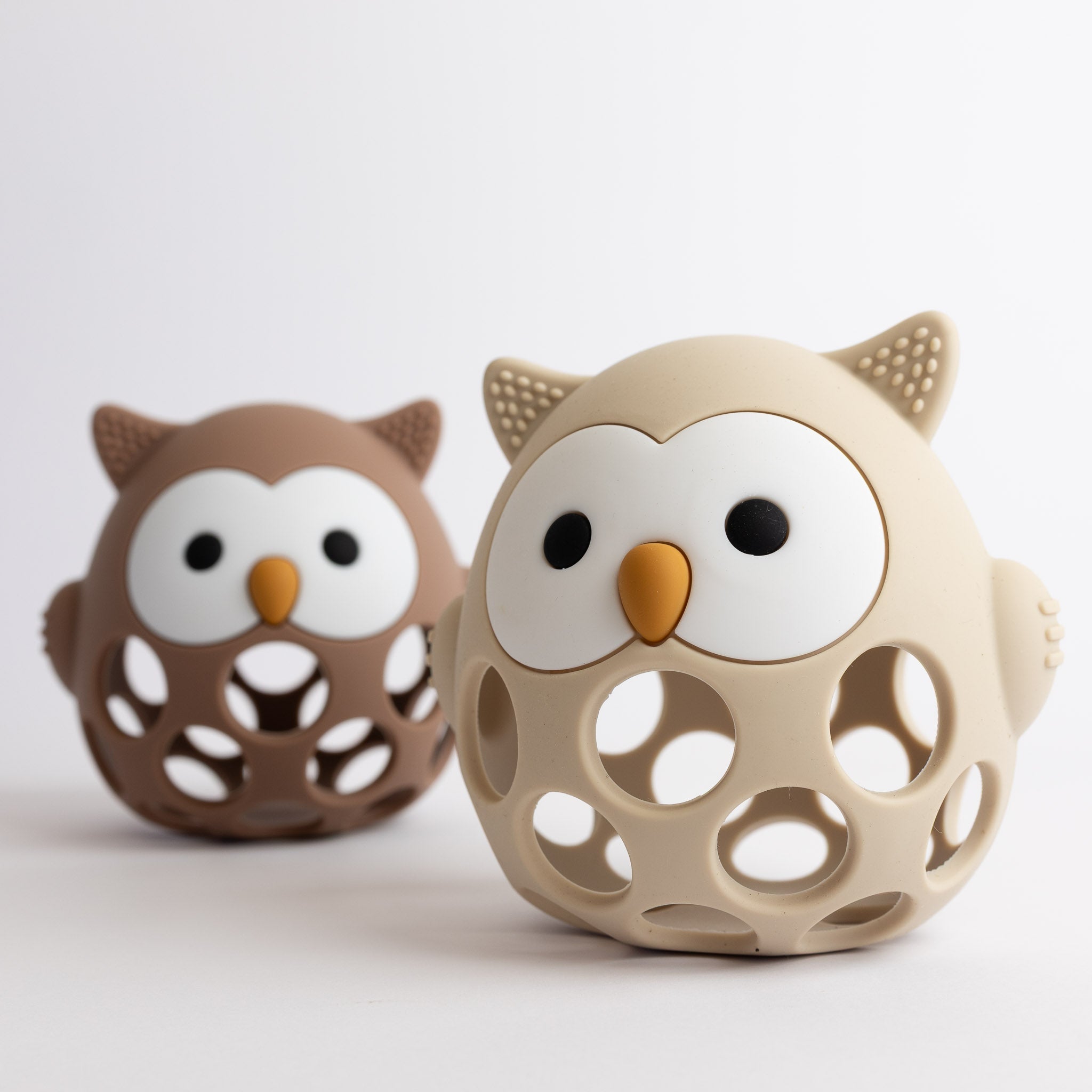 Ollie the Owl Silicone Teether Toy