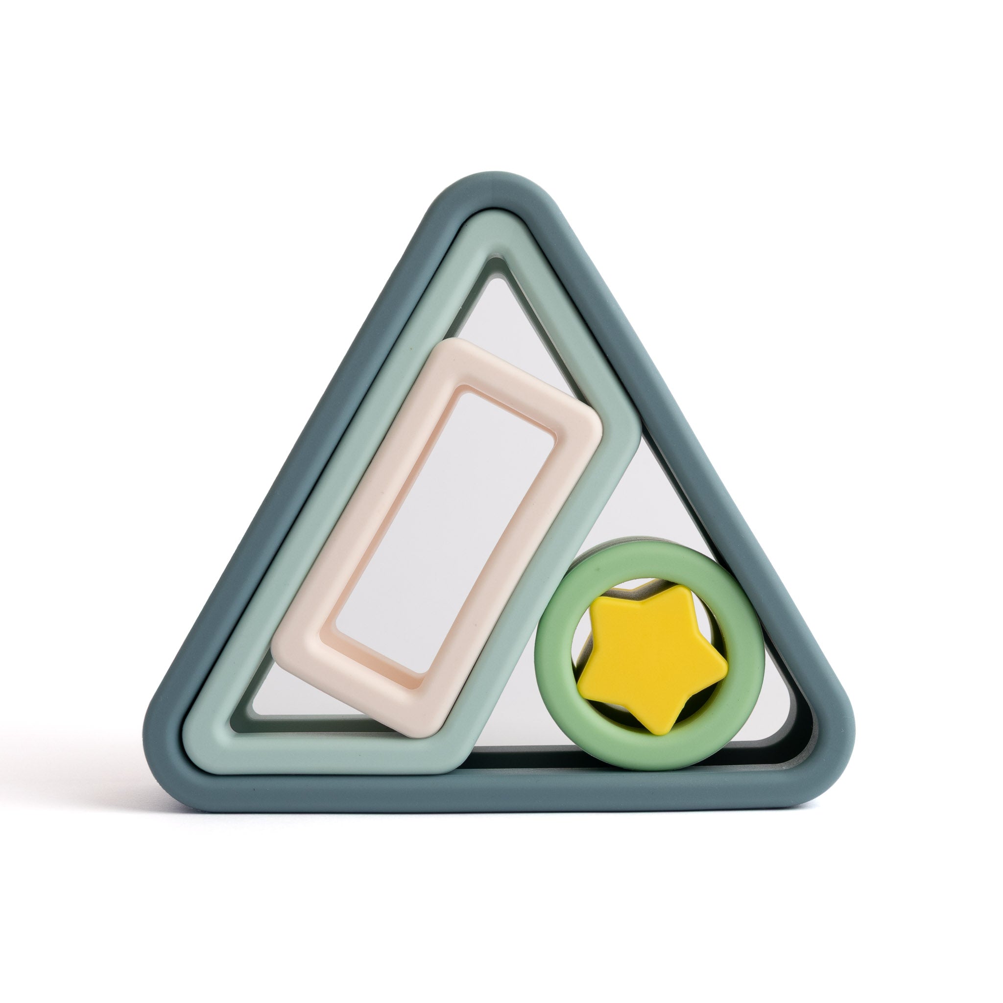 Silicone Geometric Stacker Toy