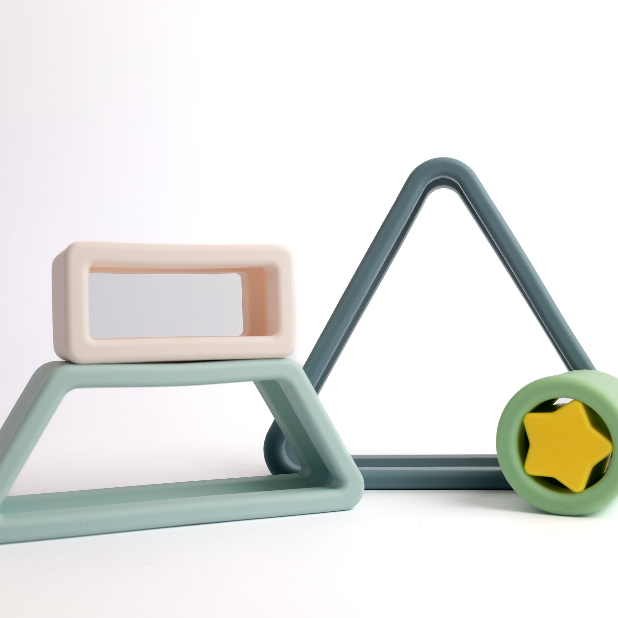 Silicone Geometric Stacker Toy