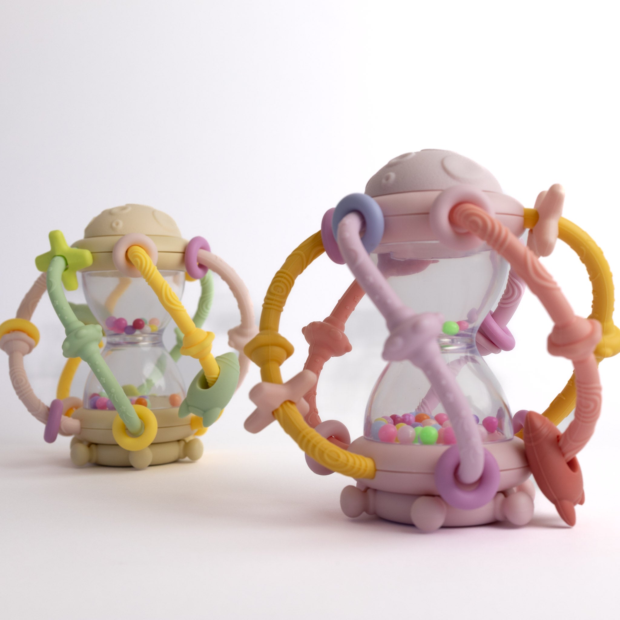 Hourglass Rattle Toy