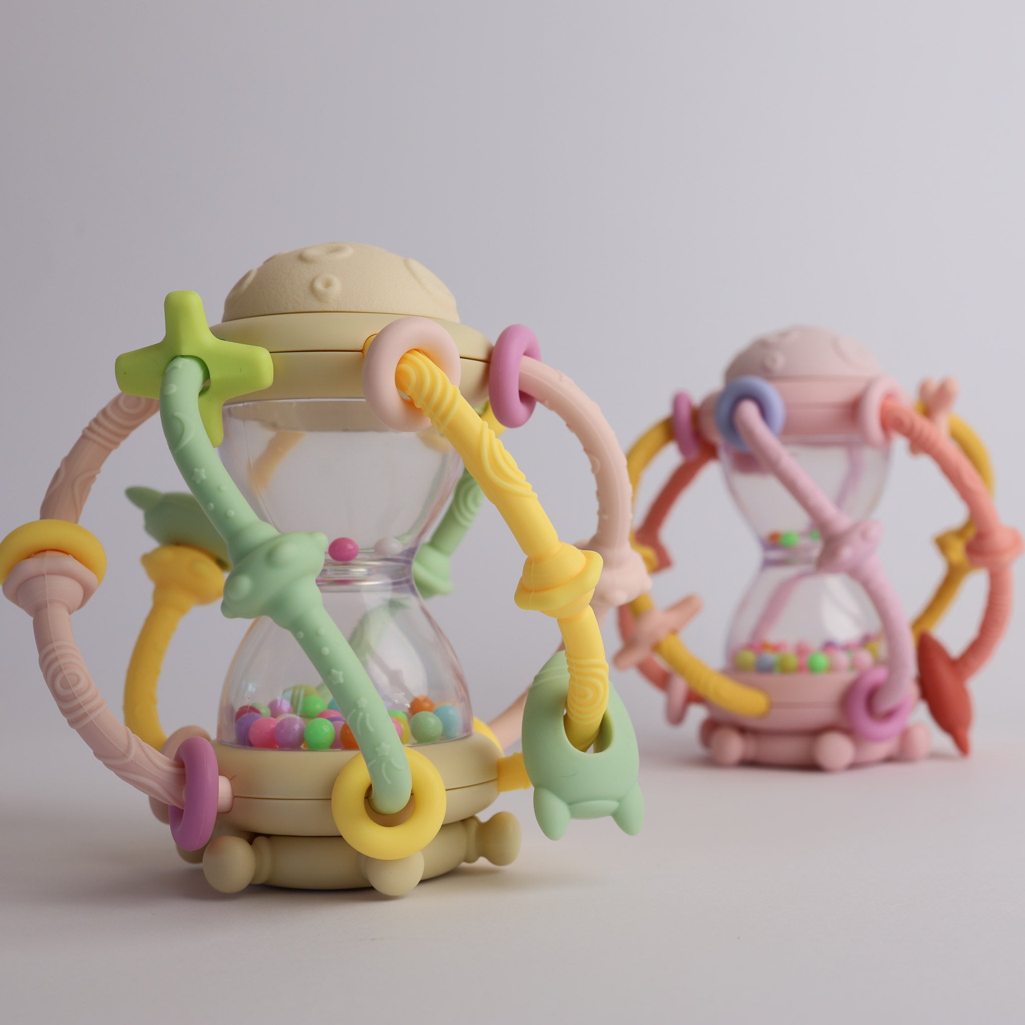 Hourglass Rattle Teether