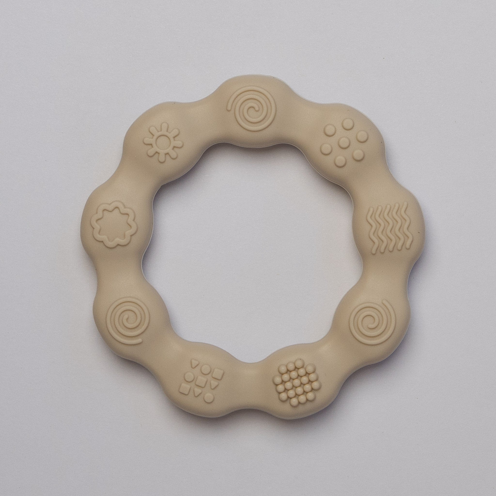 Textured Silicone Teether Ring