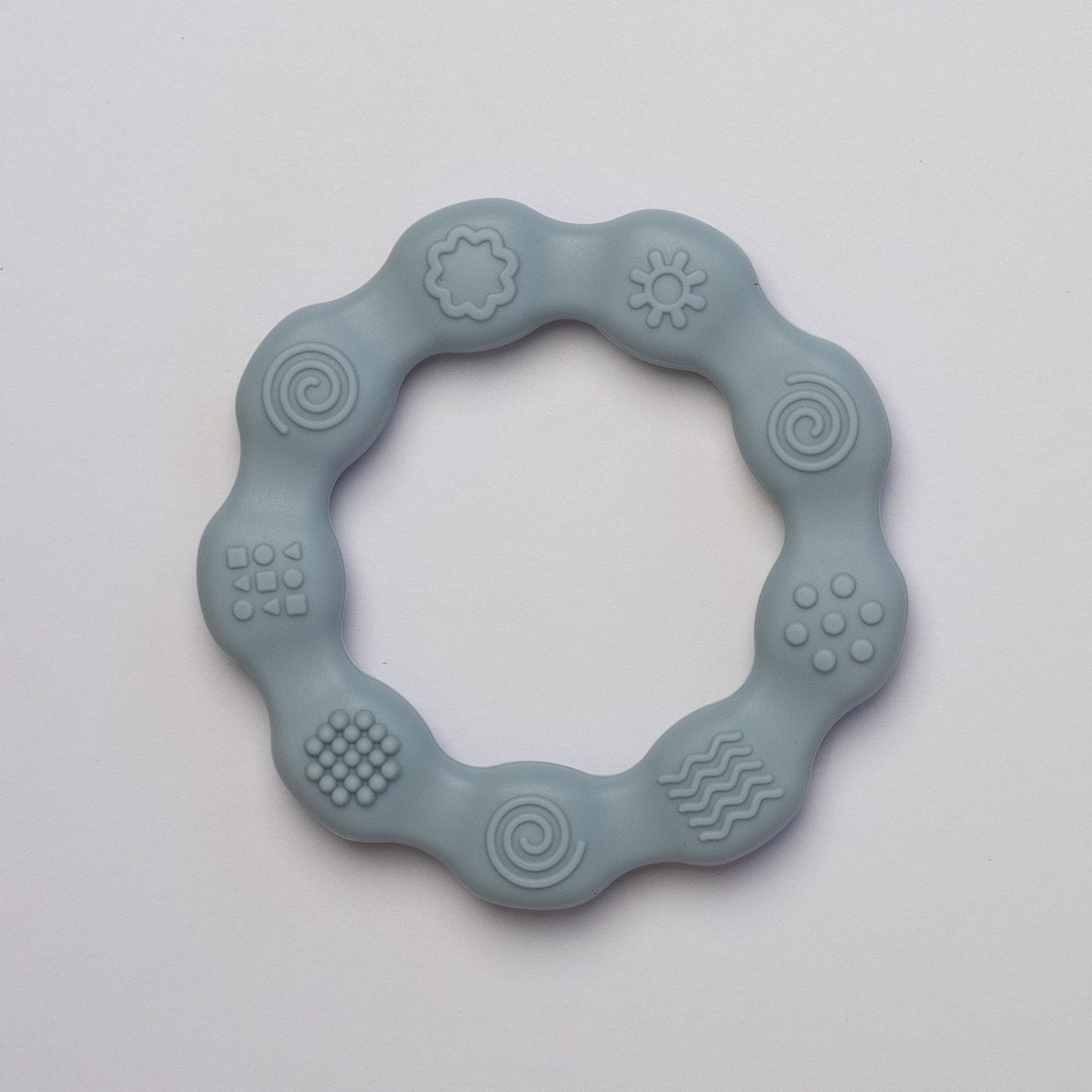 Textured Silicone Teether Ring