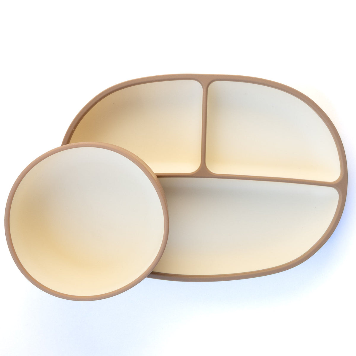 Two-Tone Bowl & Plate Set