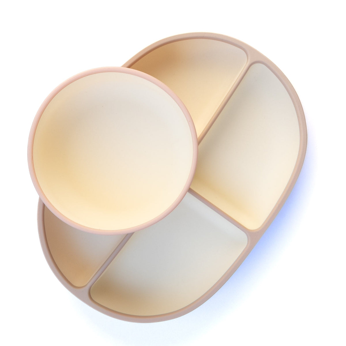 Two-Tone Bowl & Plate Set