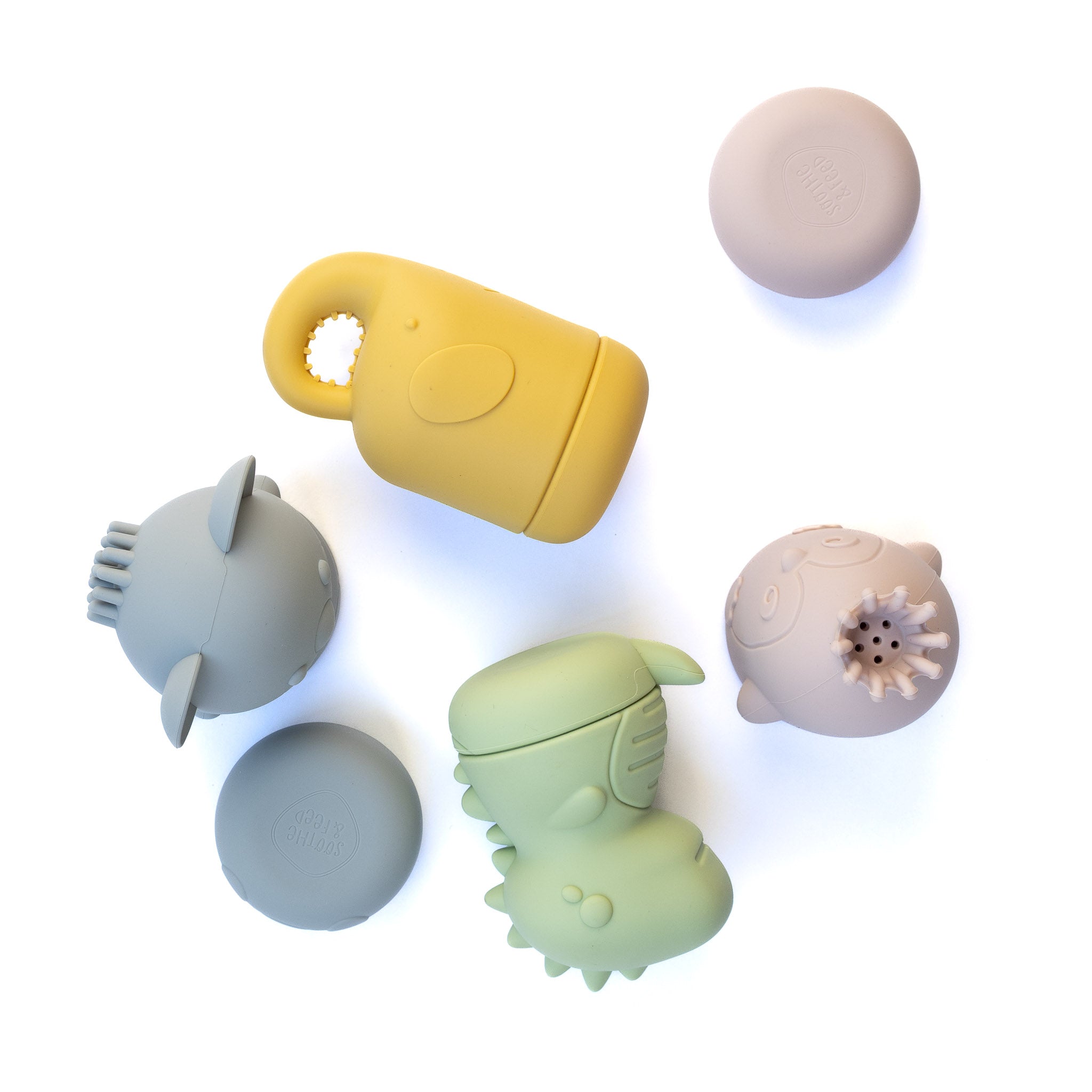 Silicone Bath Toy Set - Set of 4