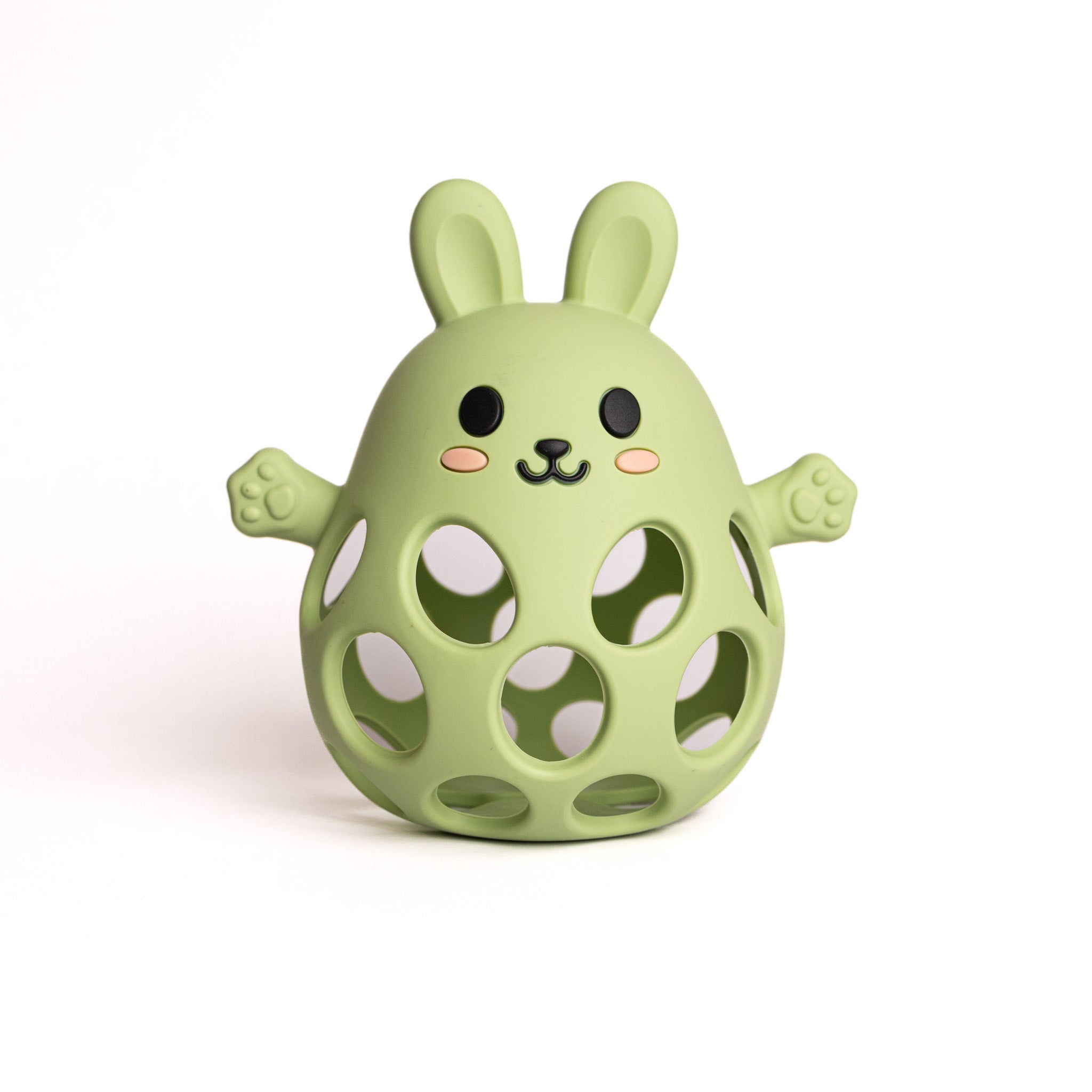 Theo the Bunny Silicone Teether Toy