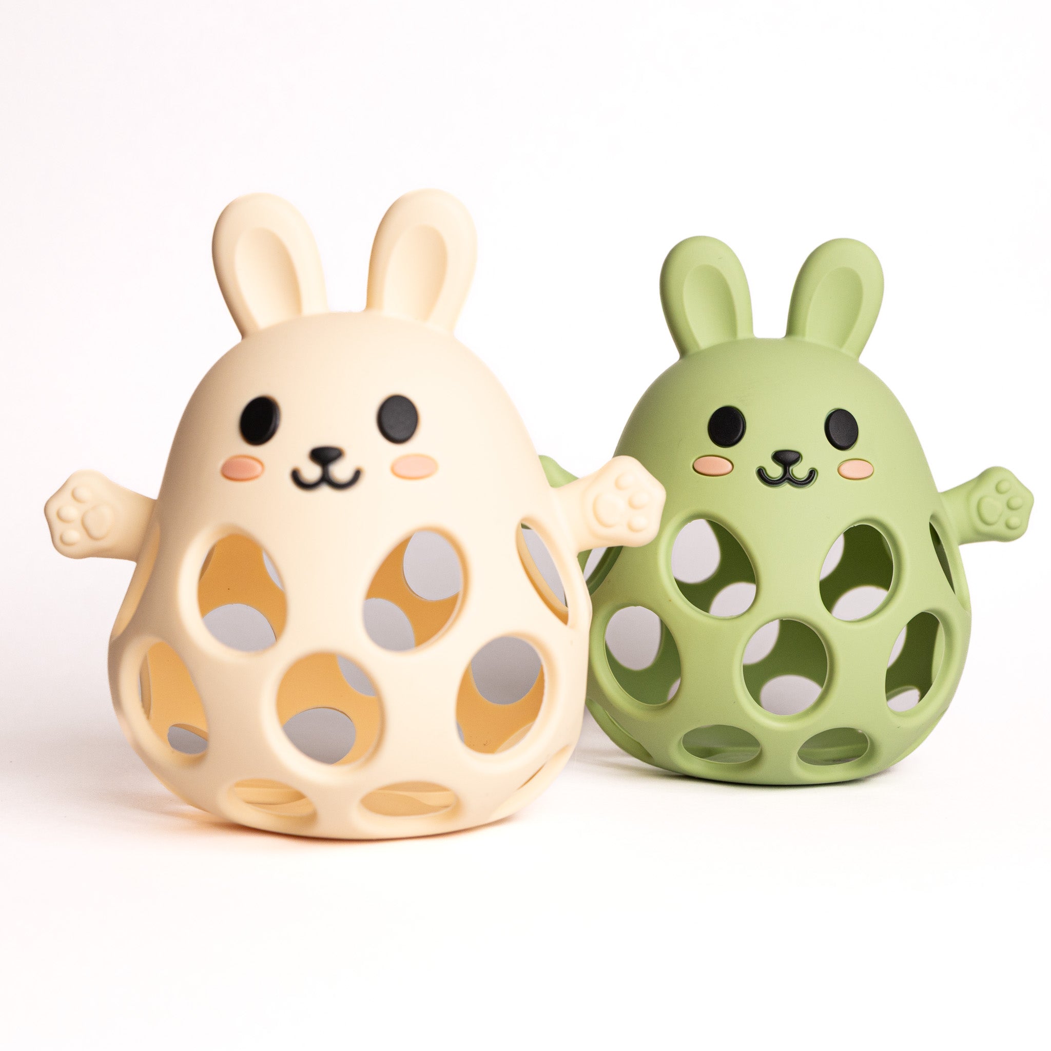 Theo the Bunny Silicone Teether Toy