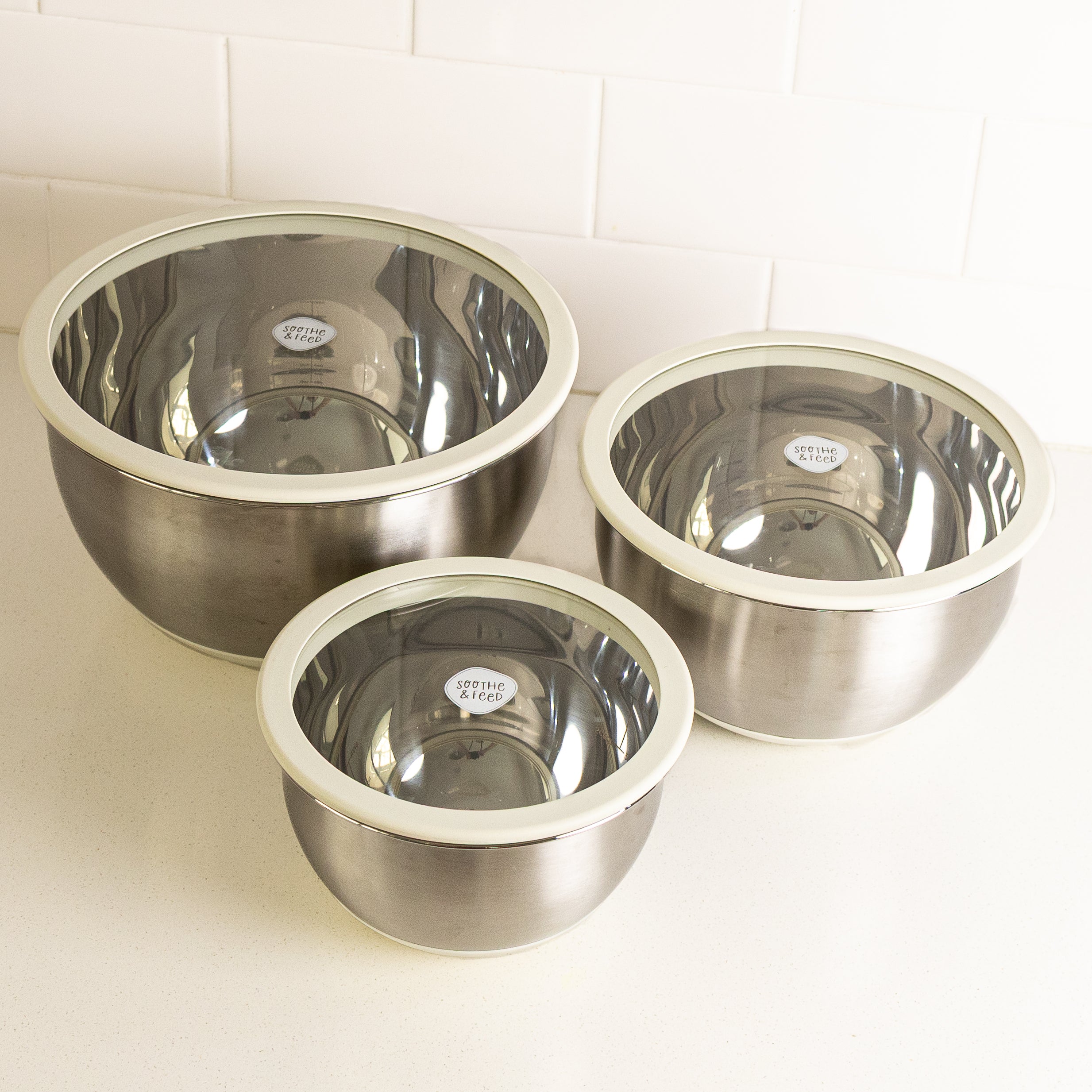 Stainless Steel Nesting Mixing Bowl Set - Kitchen Series