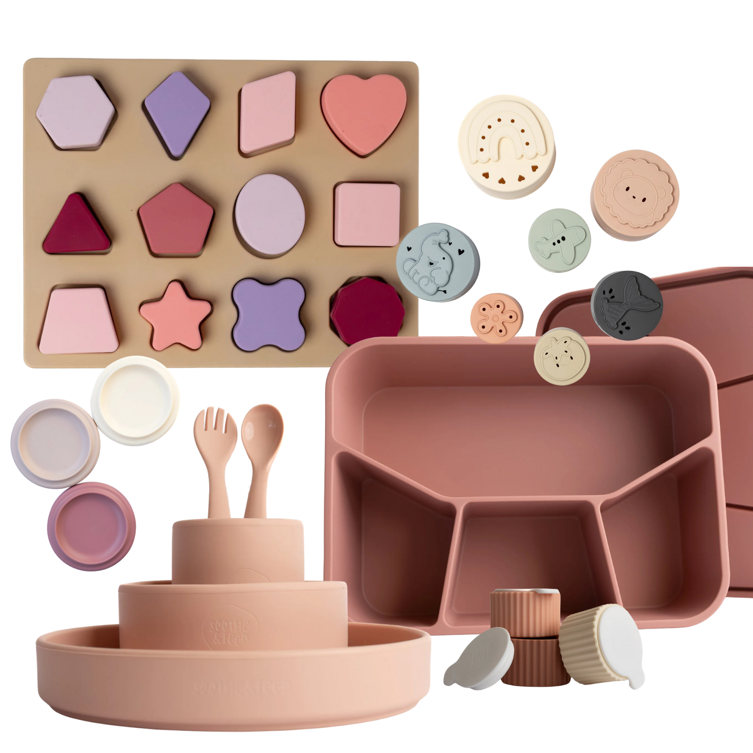 3+ years Play and Feeding Bundle - Rose