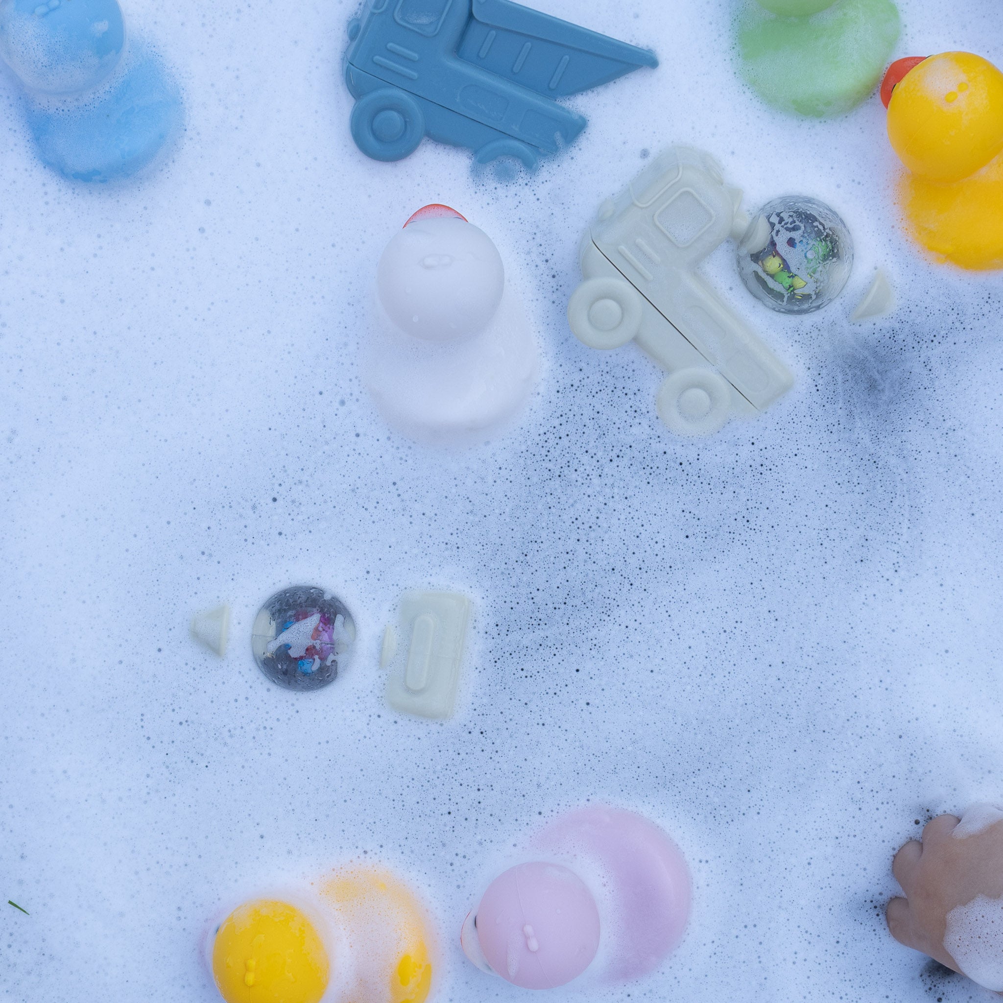 Silicone Duck Bath Toy Set