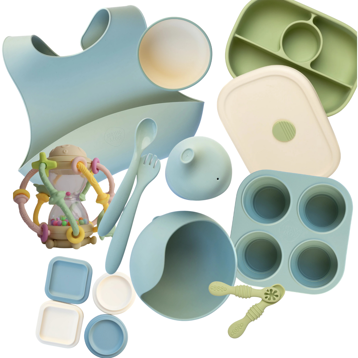 Starting Solids Essentials Bundle - Sage