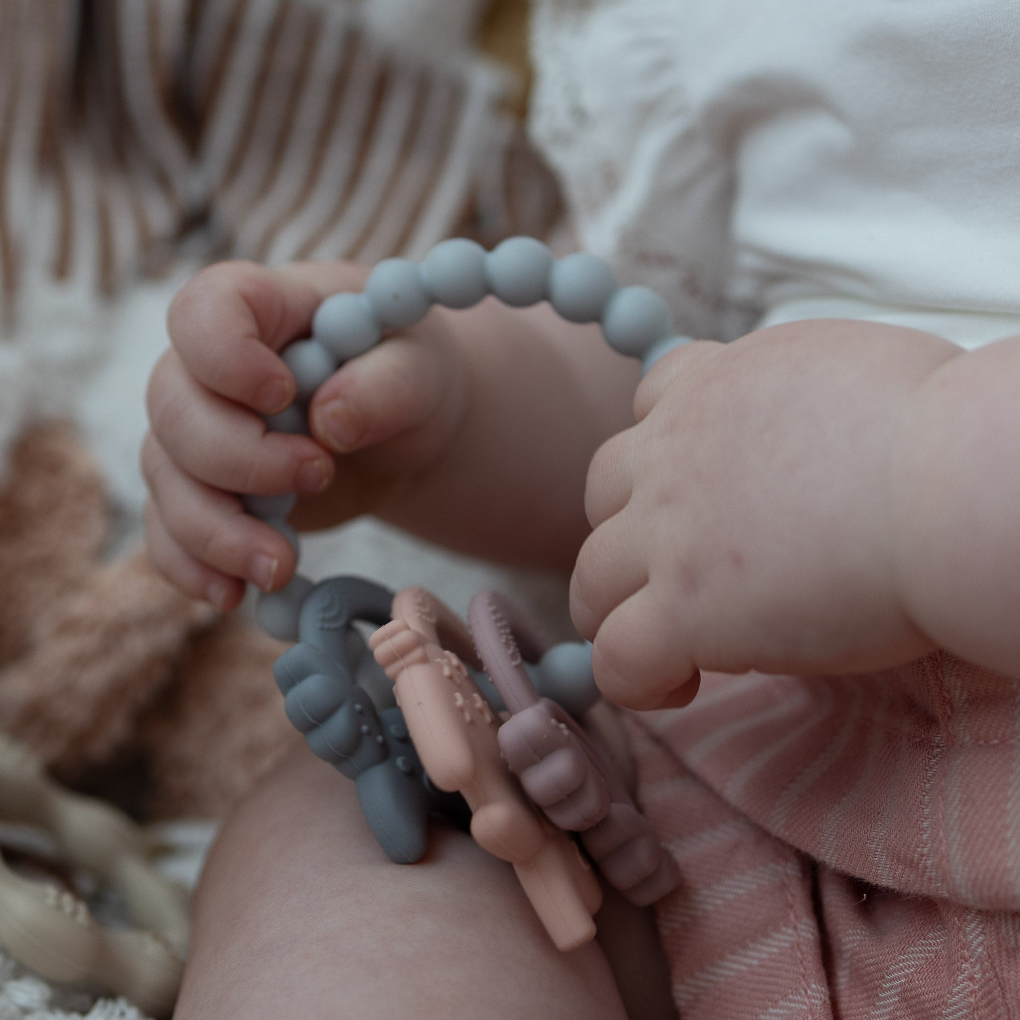 Eli the Elephant Sensory Teether Ring
