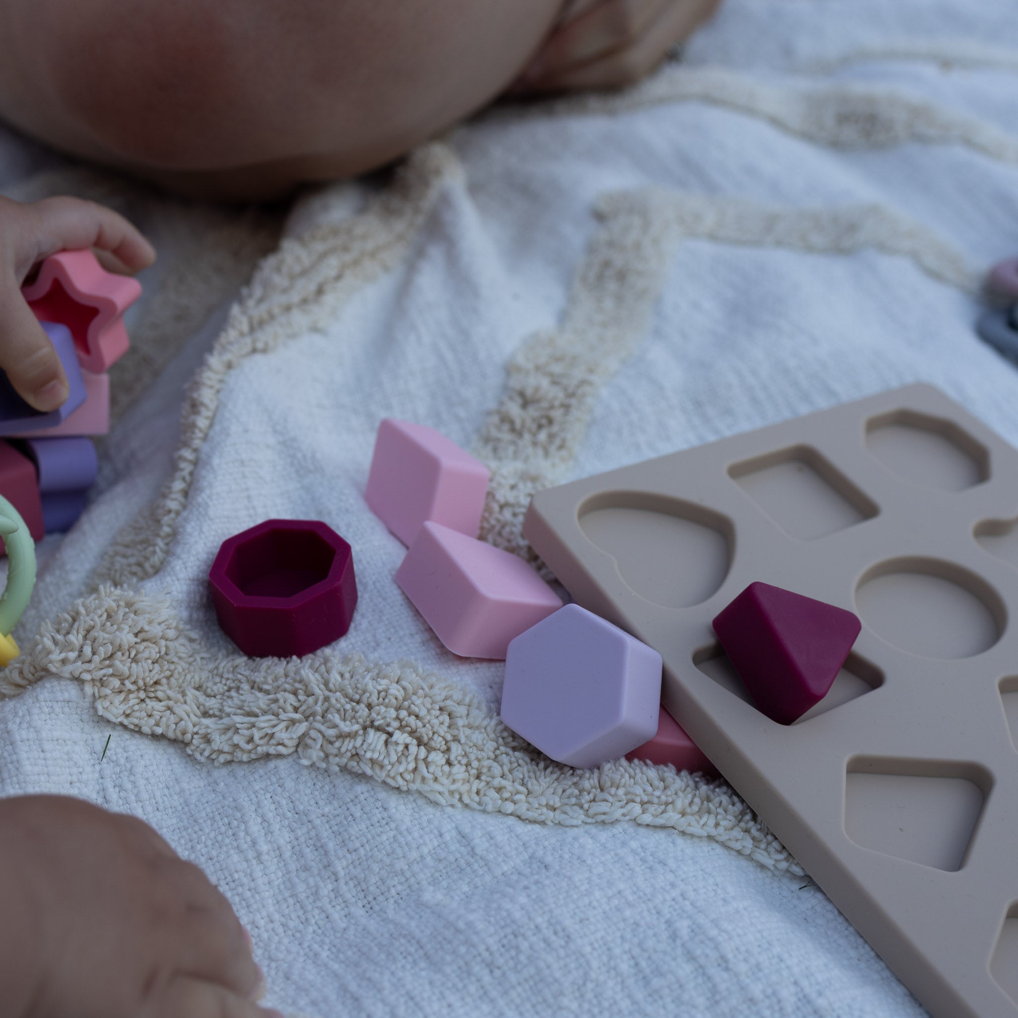 Silicone Geometric Puzzle Board