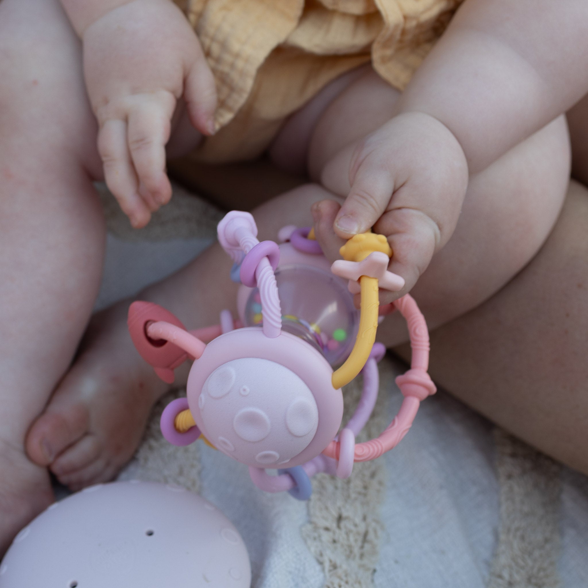 Hourglass Rattle Toy