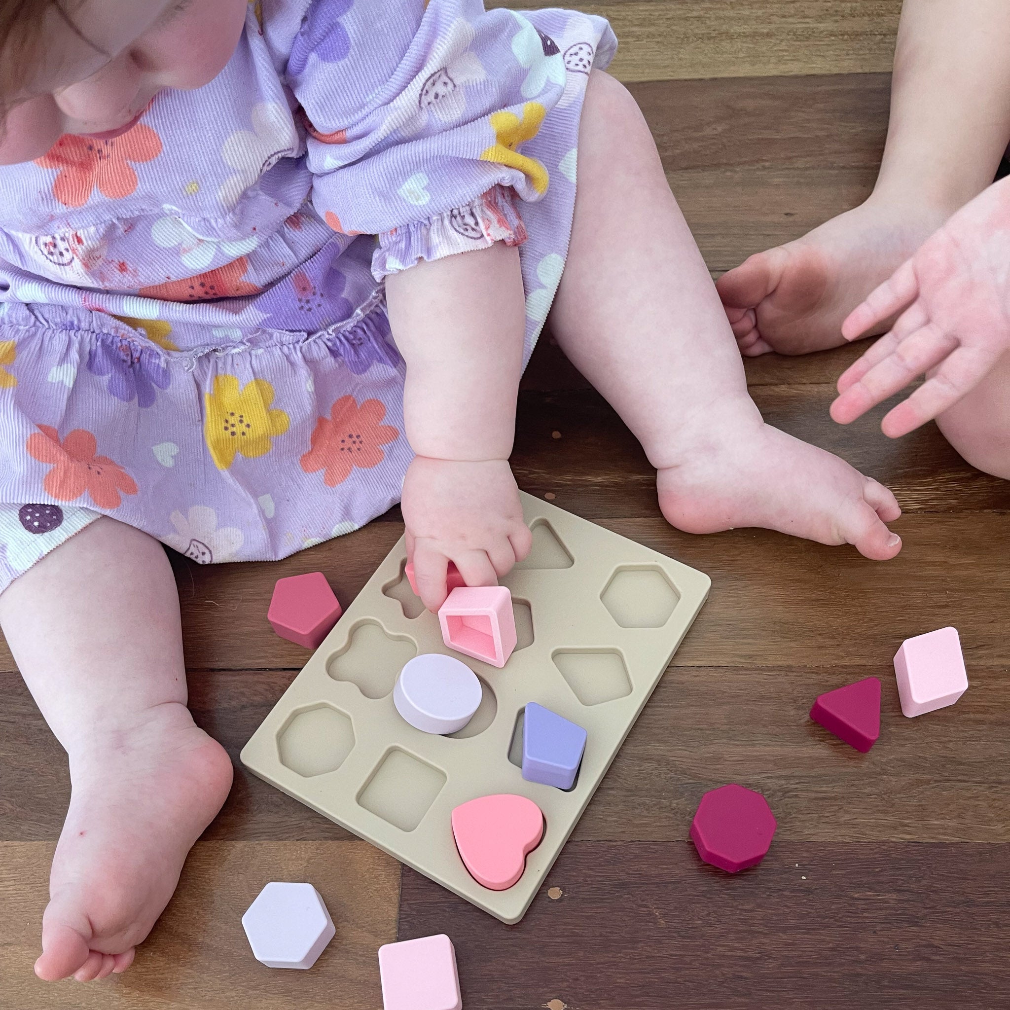 Silicone Geometric Puzzle Board