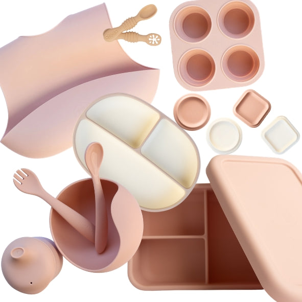 Starting Solids Essentials Bundle - Rose