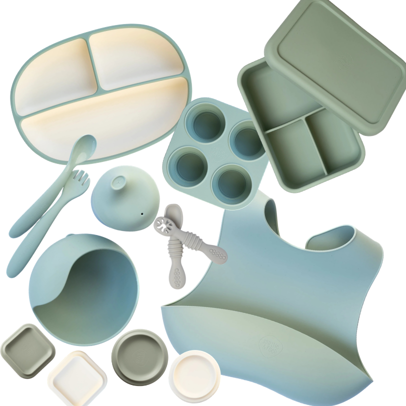 Starting Solids Essentials Bundle - Sage