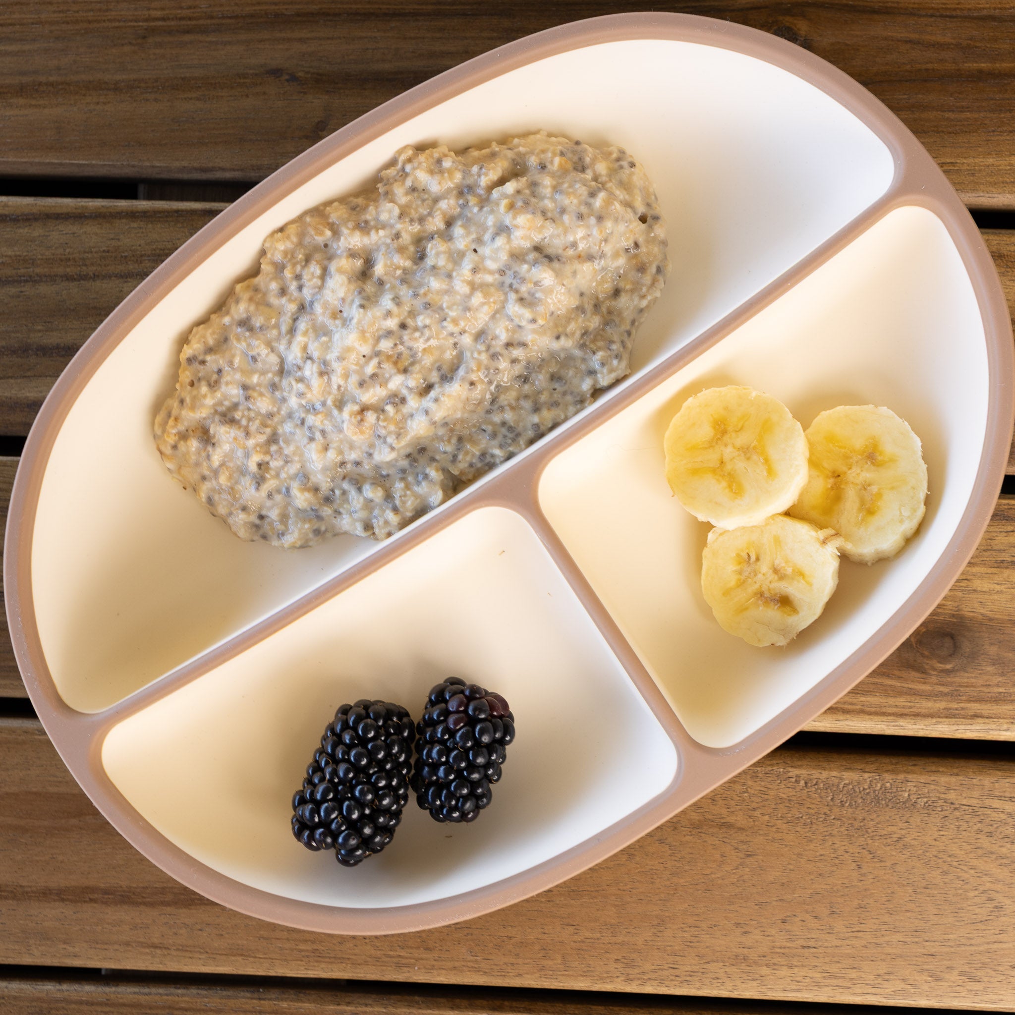 Two-Tone Silicone Suction Plate